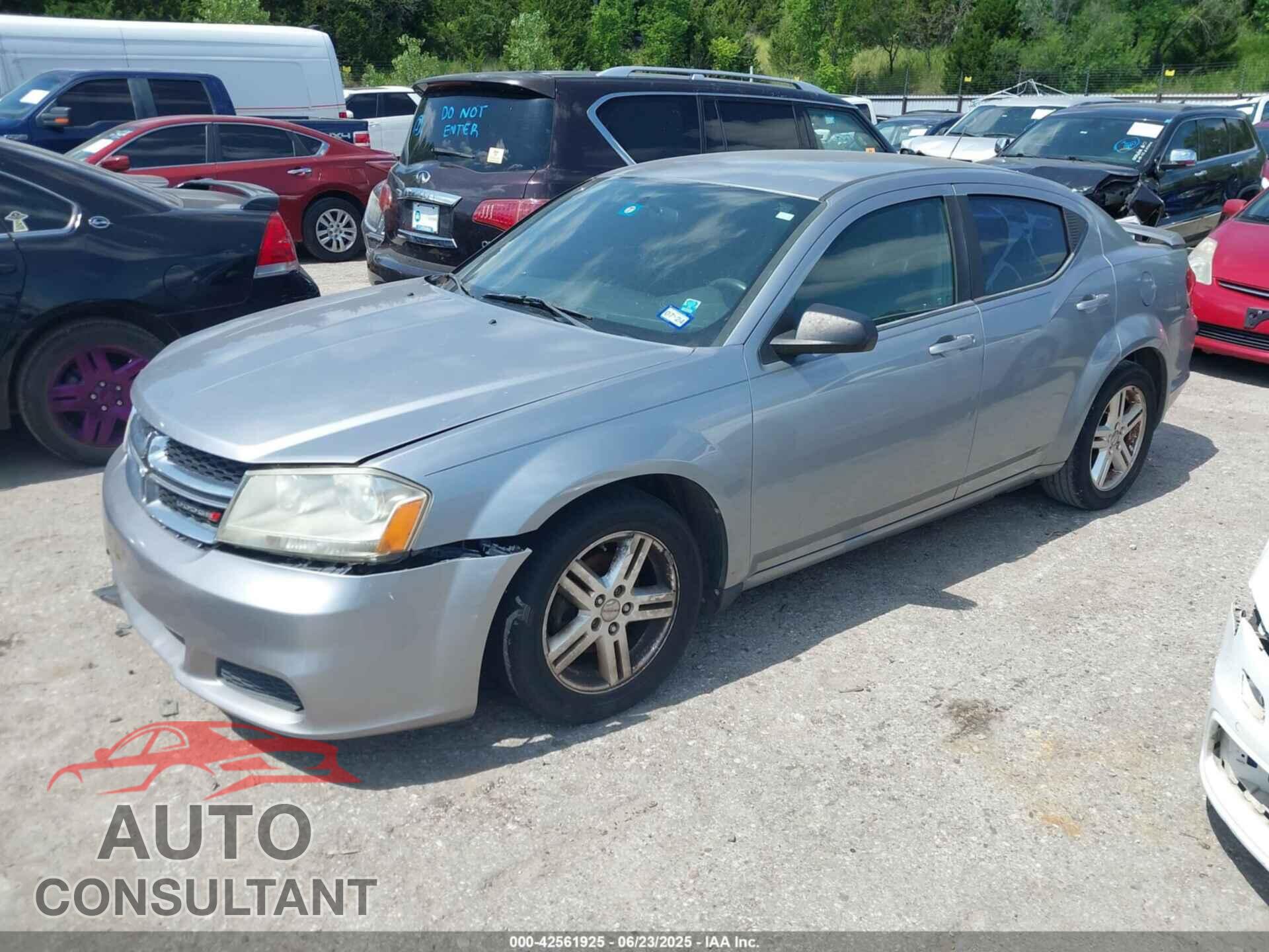 DODGE AVENGER 2013 - 1C3CDZAG2DN664444