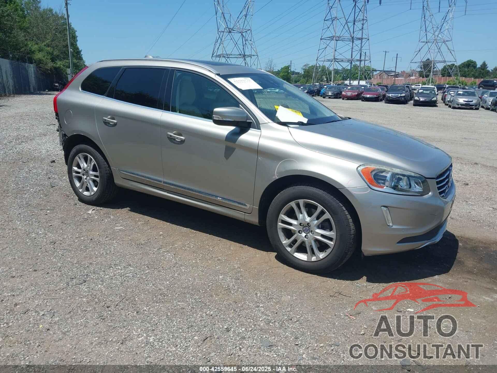 VOLVO XC60 2015 - YV4612RK5F2677952