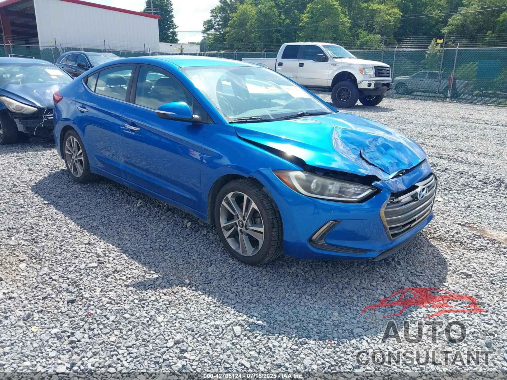HYUNDAI ELANTRA 2017 - 5NPD84LF5HH090777