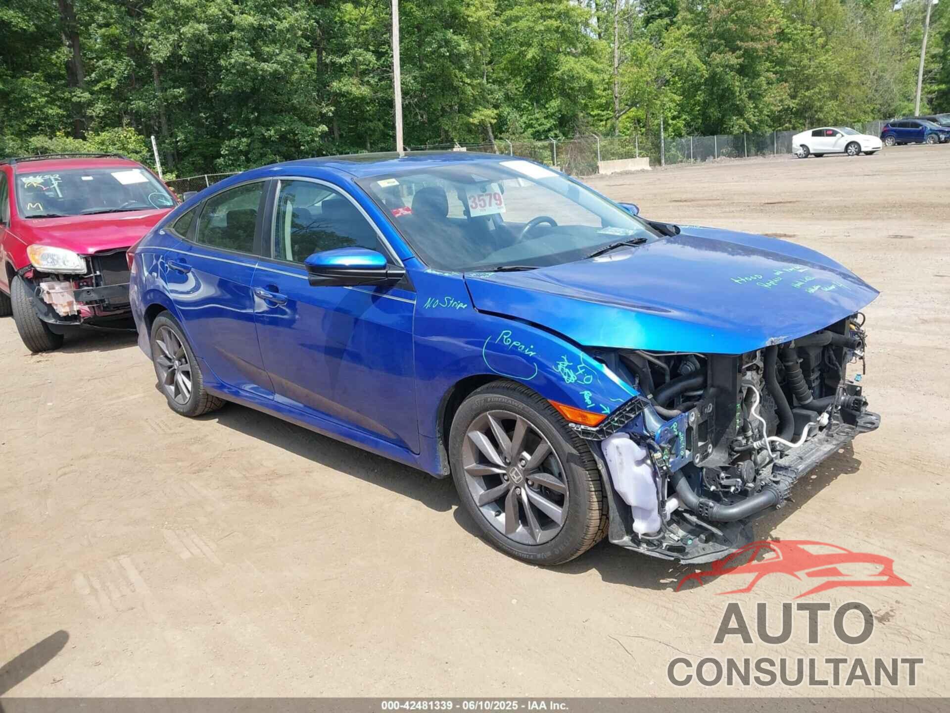 HONDA CIVIC 2020 - 19XFC1F37LE201155