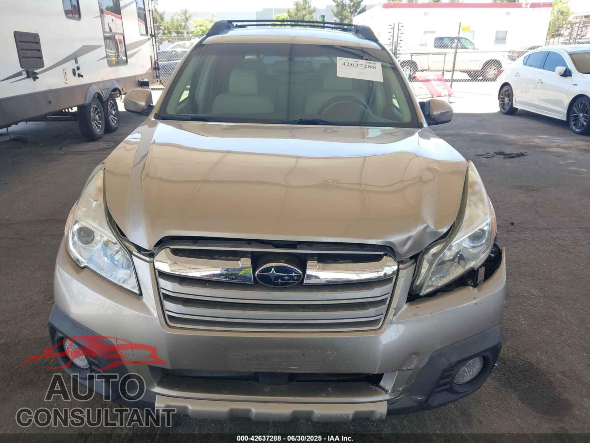 SUBARU OUTBACK 2014 - 4S4BRDKC8E2203576