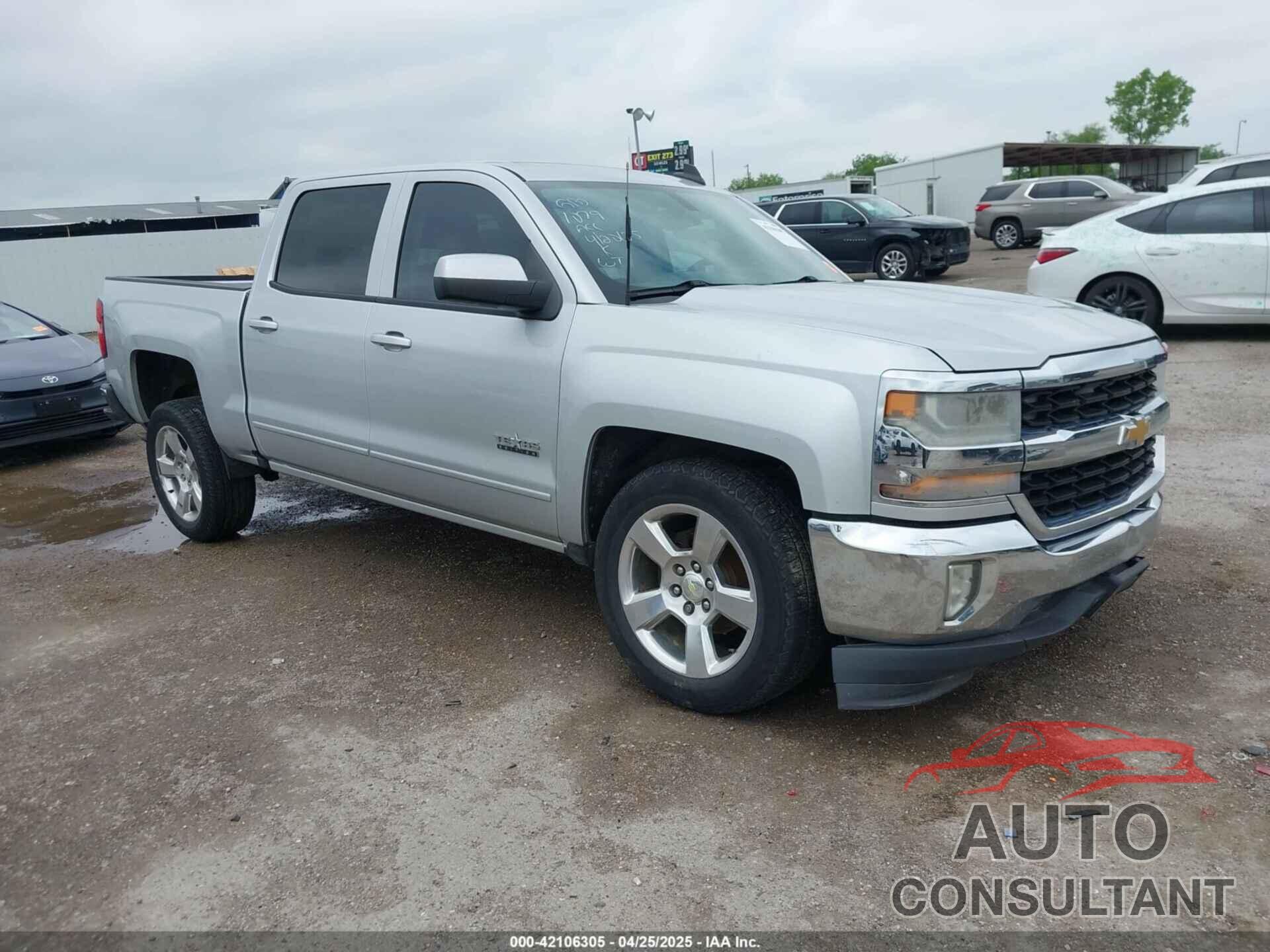 CHEVROLET SILVERADO 1500 2016 - 3GCPCREC1GG117881