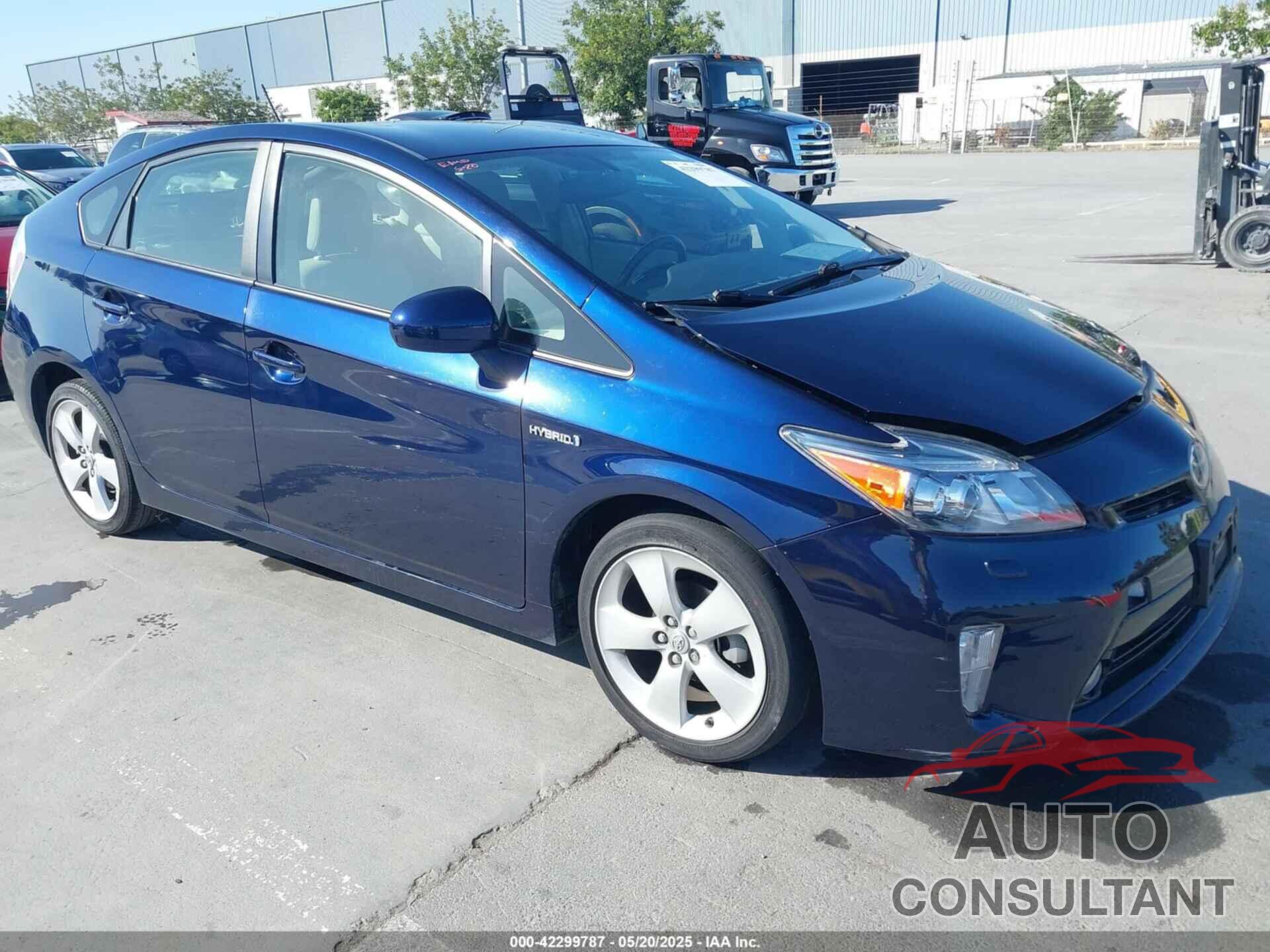 TOYOTA PRIUS 2012 - JTDKN3DU5C1599260
