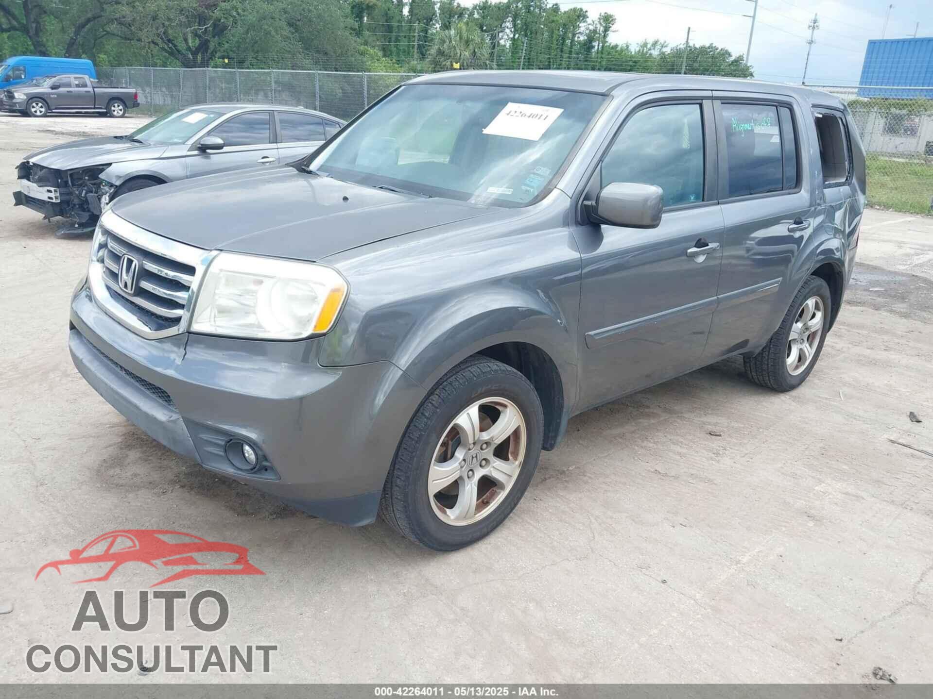 HONDA PILOT 2012 - 5FNYF3H53CB030893
