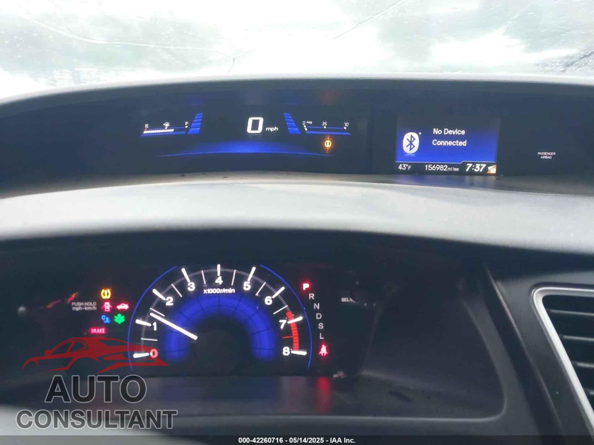 HONDA CIVIC 2015 - 2HGFB2F75FH523069