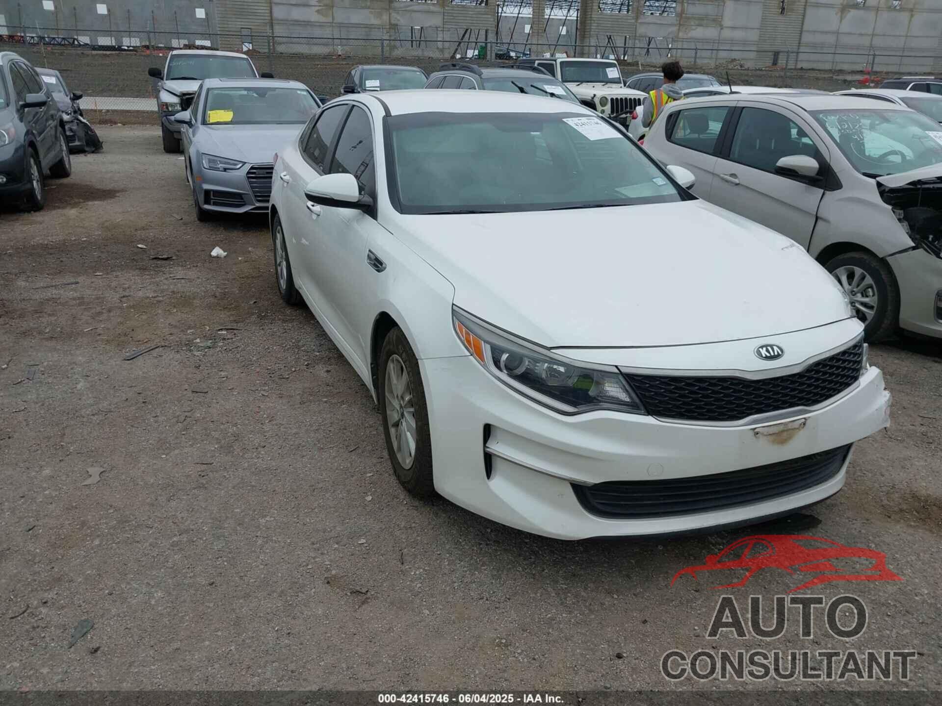 KIA OPTIMA 2016 - KNAGT4L39G5073798