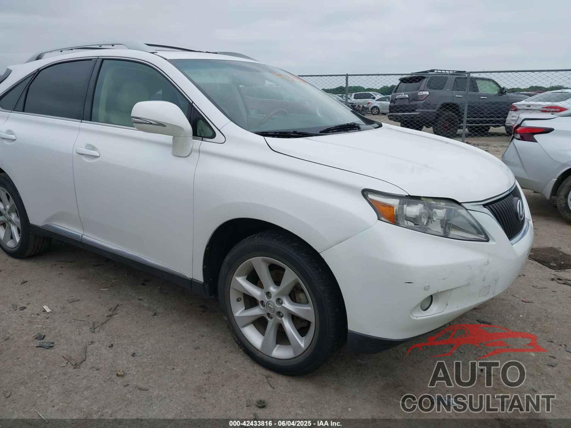 LEXUS RX 350 2011 - 2T2ZK1BA4BC061949