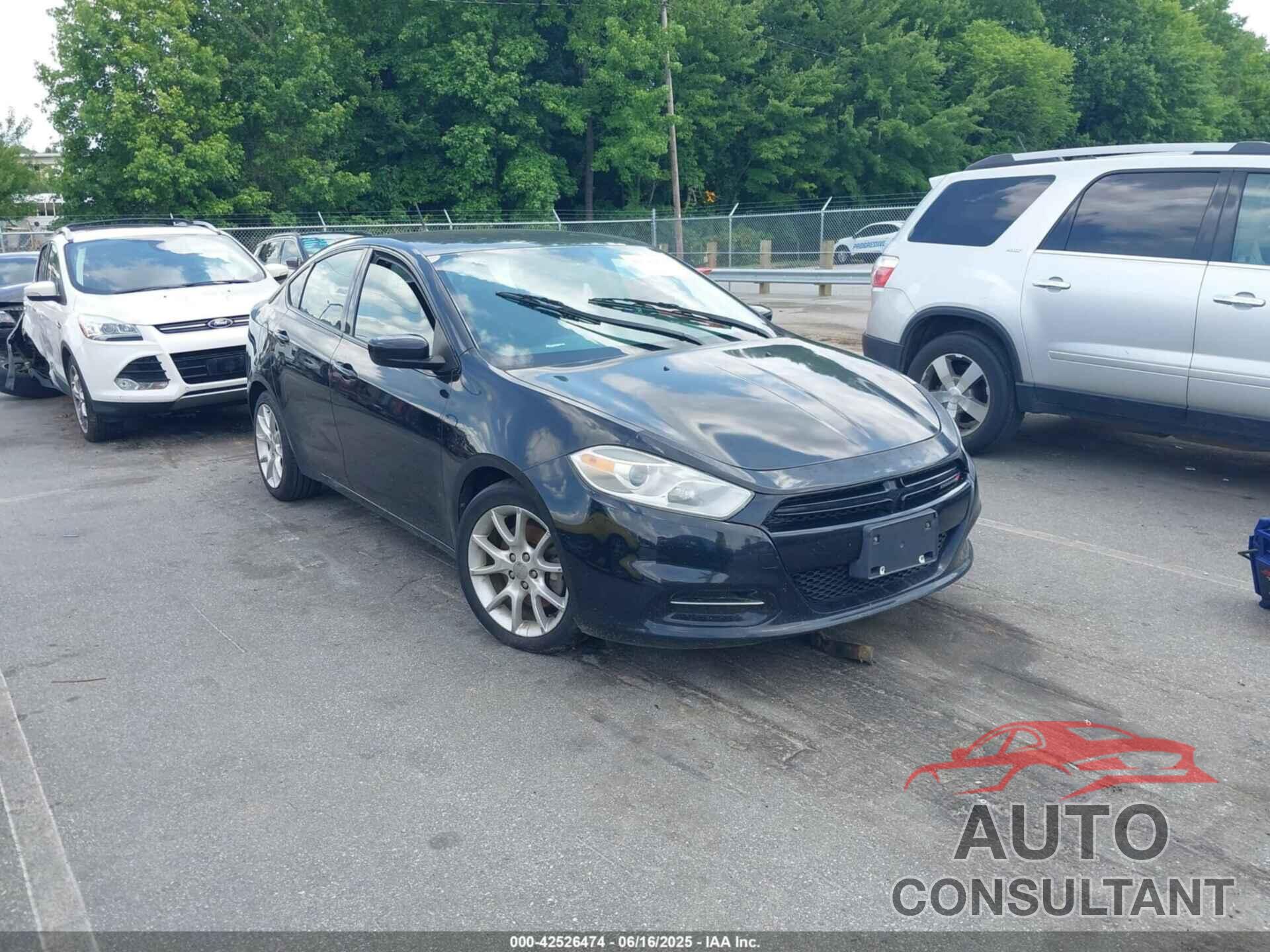 DODGE DART 2013 - 1C3CDFBA4DD233599