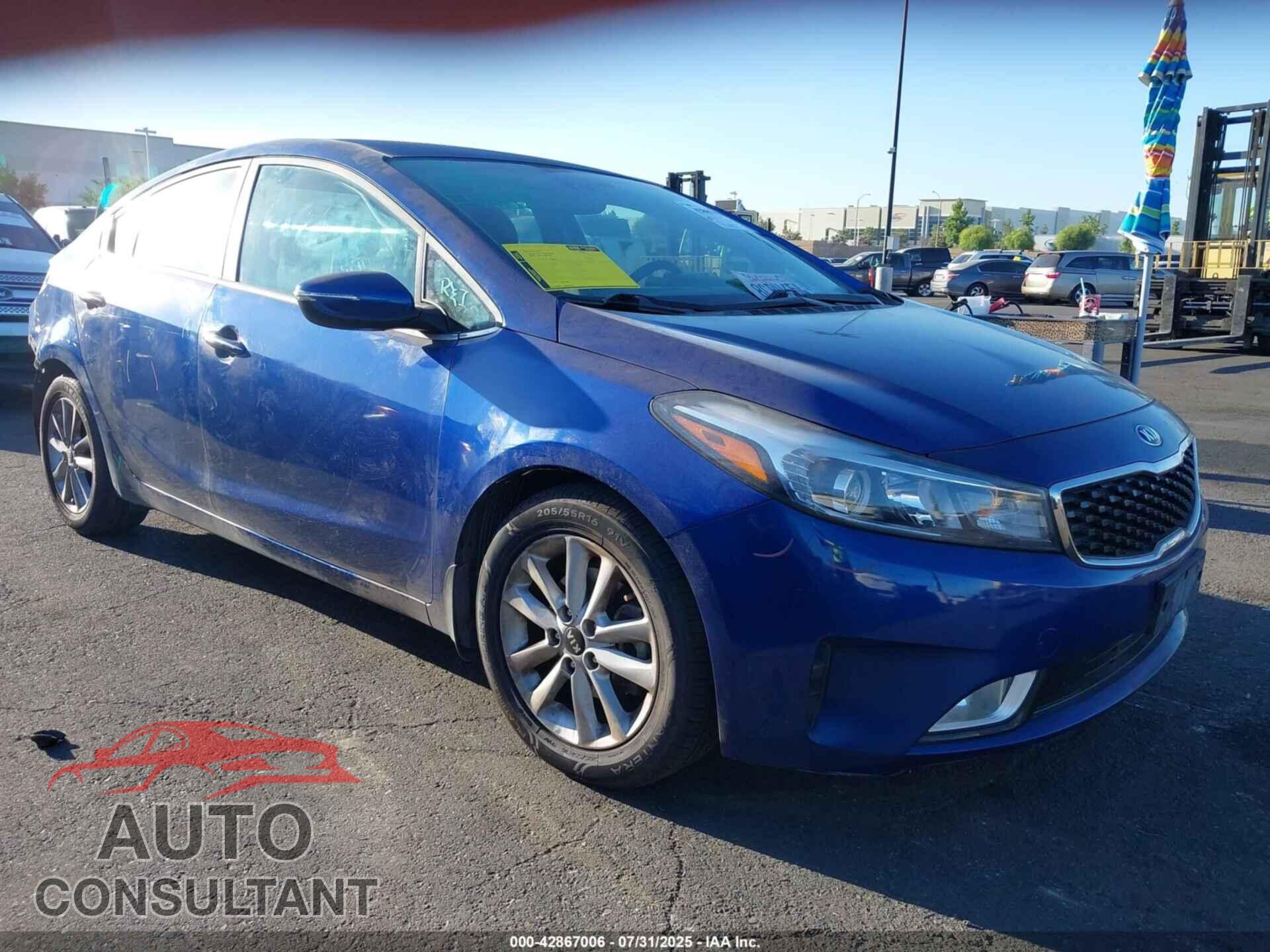 KIA FORTE 2017 - 3KPFL4A79HE046529