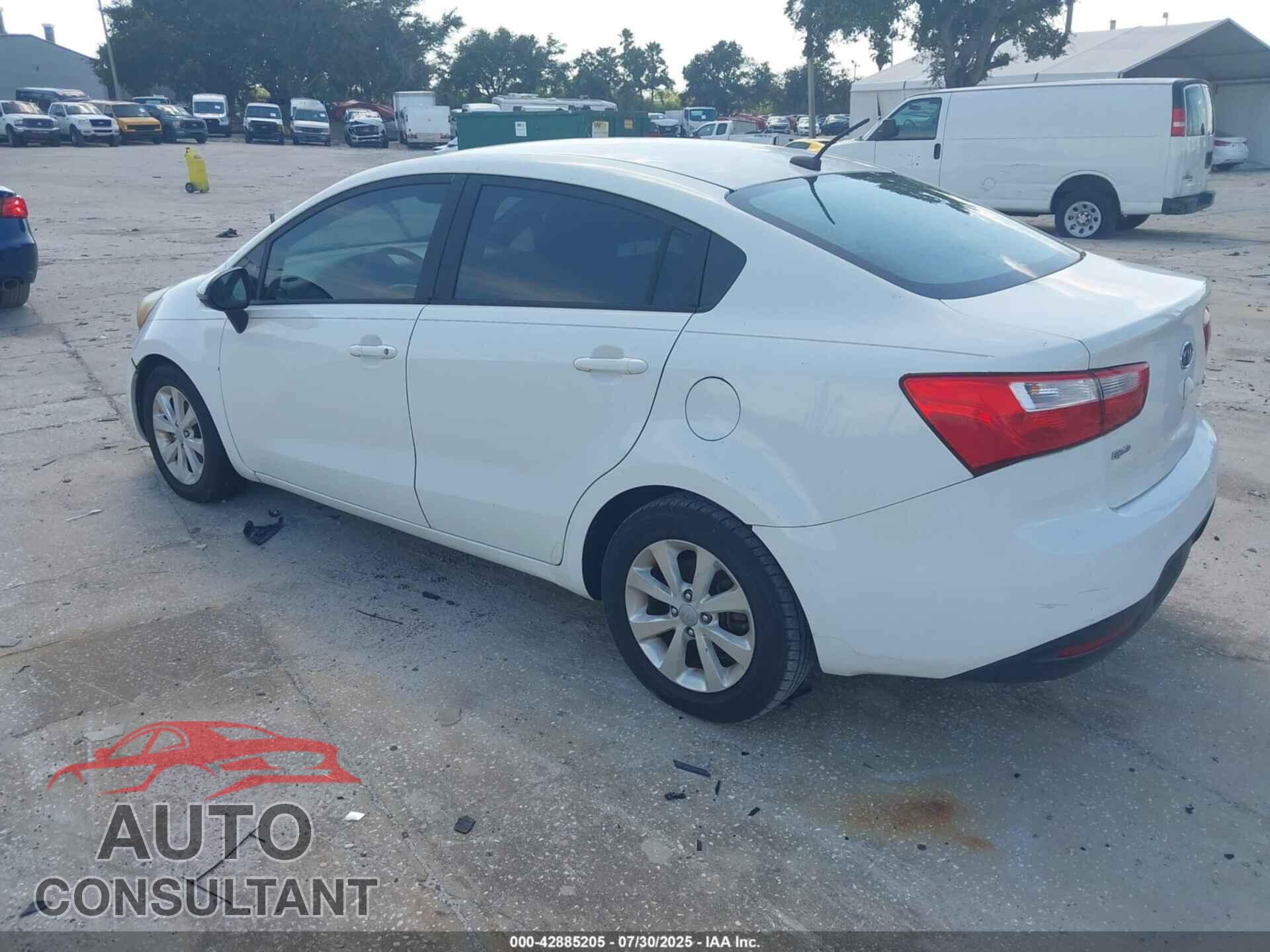 KIA RIO 2013 - KNADN4A30D6130654