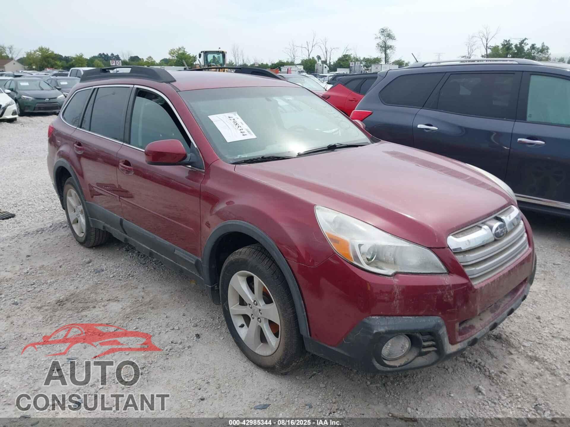 SUBARU OUTBACK 2014 - 4S4BRCCC3E3297935