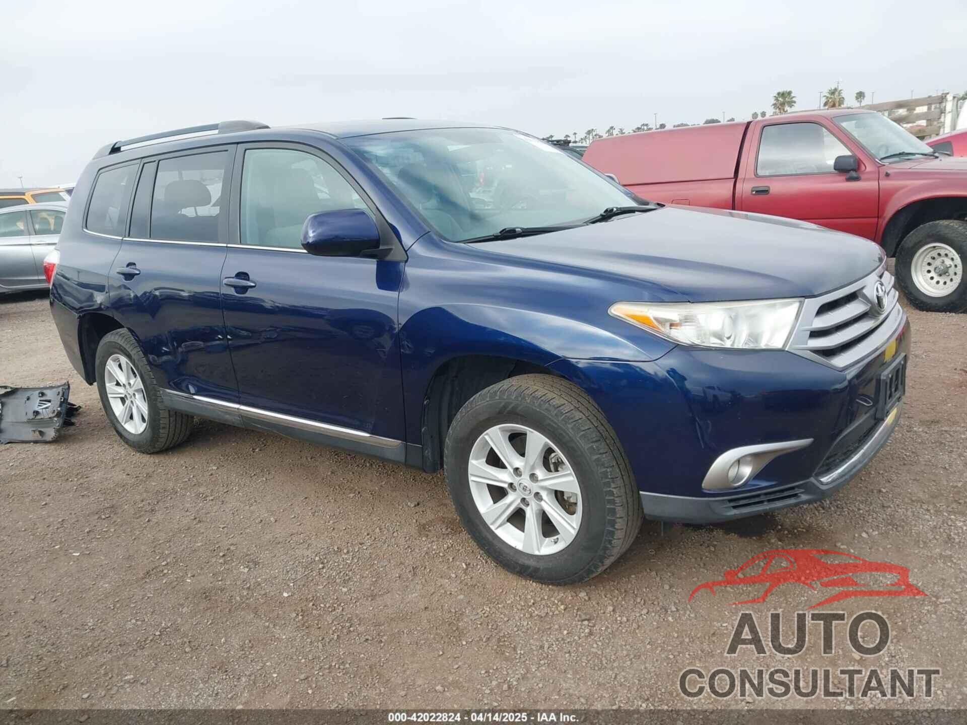 TOYOTA HIGHLANDER 2013 - 5TDZK3EH4DS140251