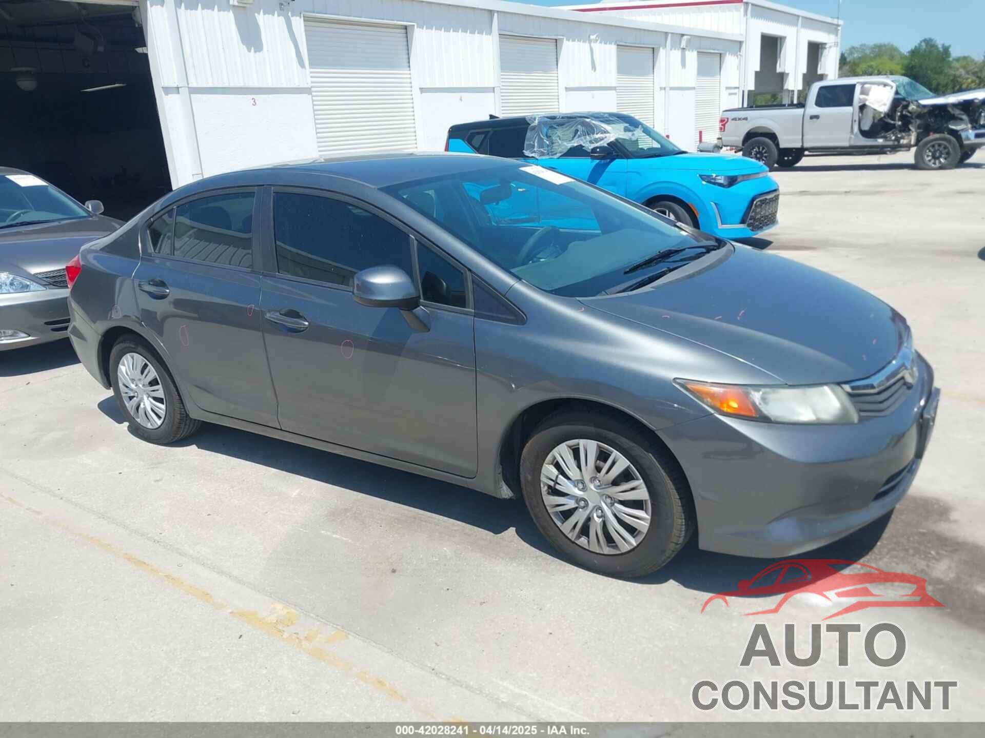 HONDA CIVIC 2012 - 19XFB2F58CE056346