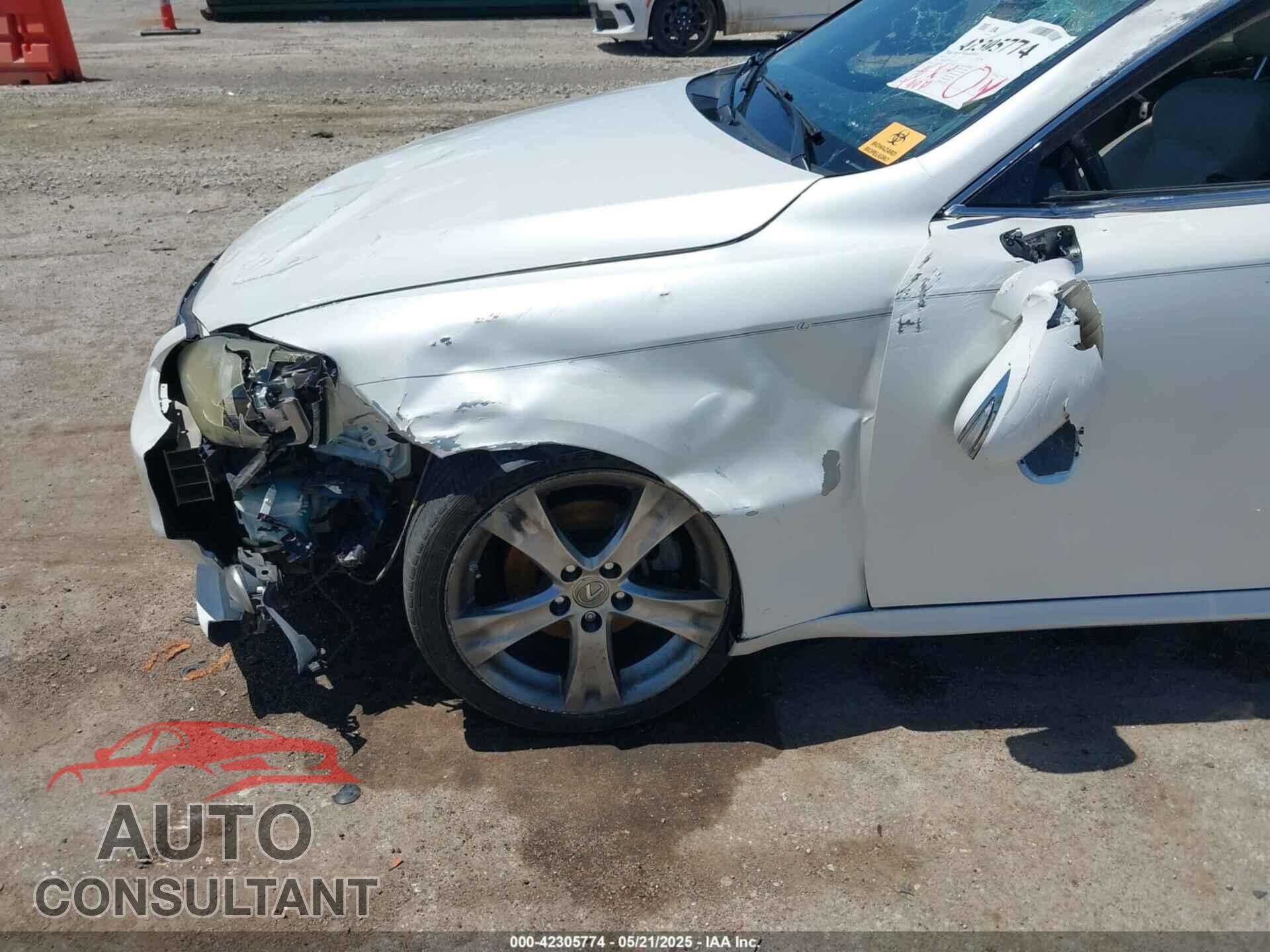 LEXUS IS 250 2013 - JTHBF5C26D5190735