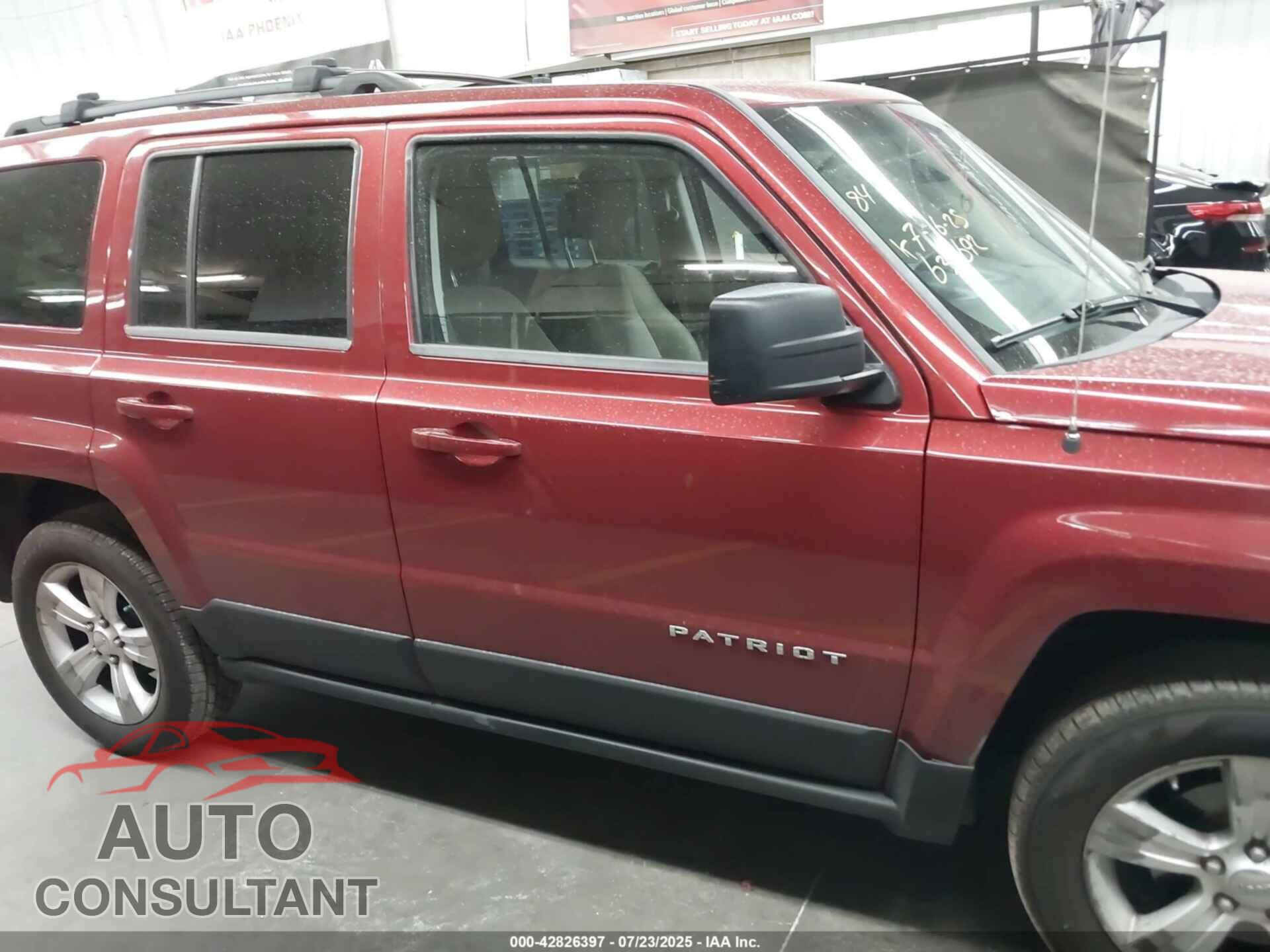 JEEP PATRIOT 2012 - 1C4NJPFB6CD631692
