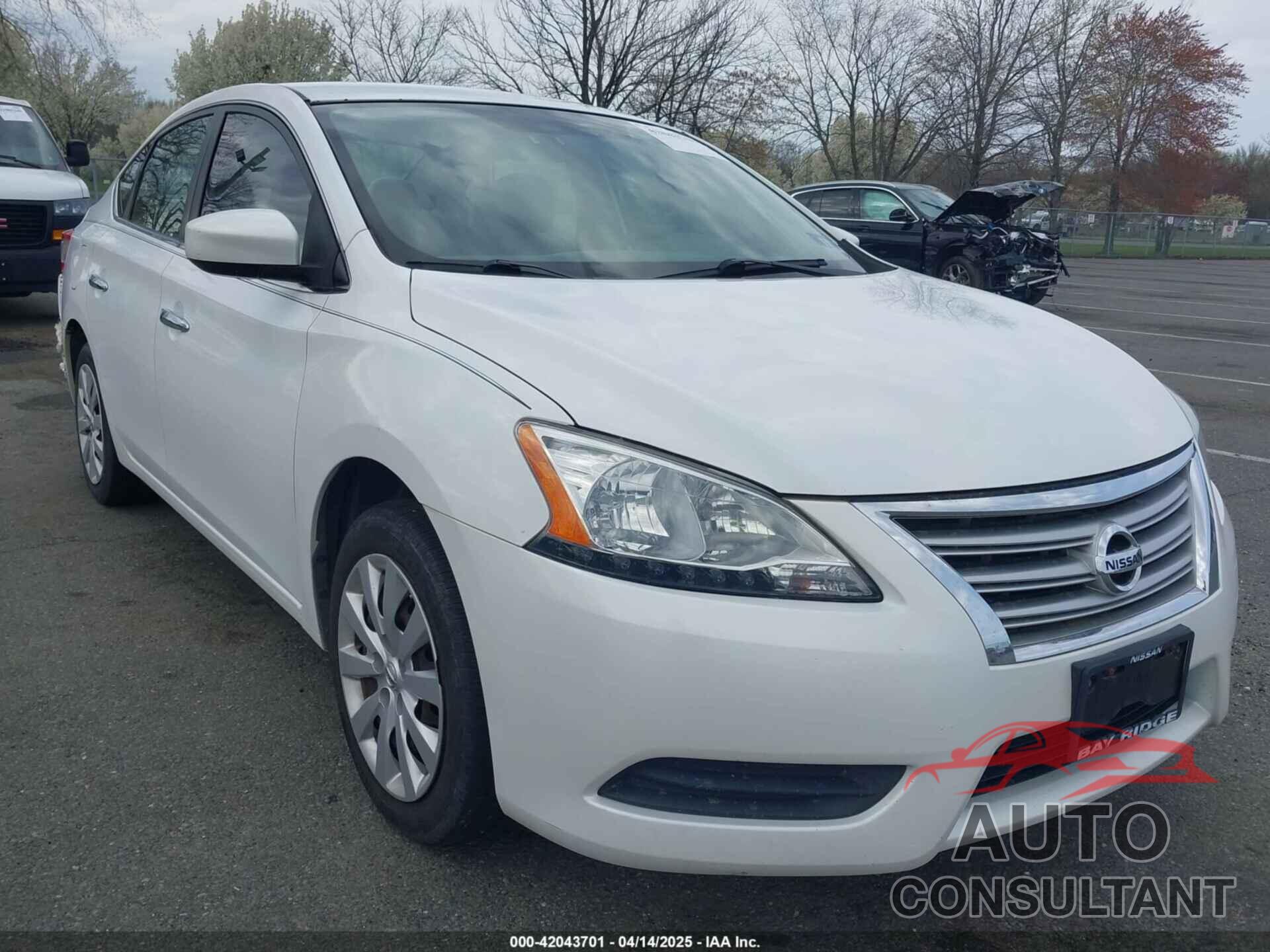 NISSAN SENTRA 2014 - 3N1AB7APXEY323846
