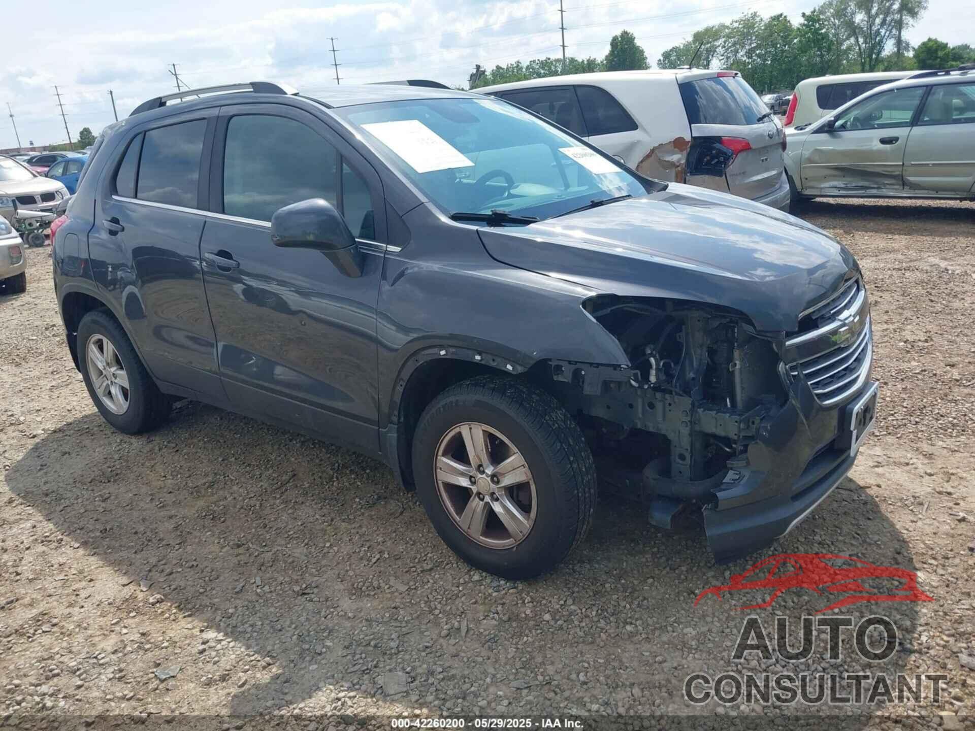CHEVROLET TRAX 2016 - 3GNCJPSBXGL273985