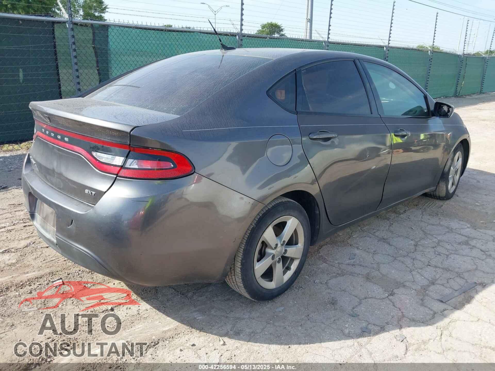 DODGE DART 2015 - 1C3CDFBB3FD223643