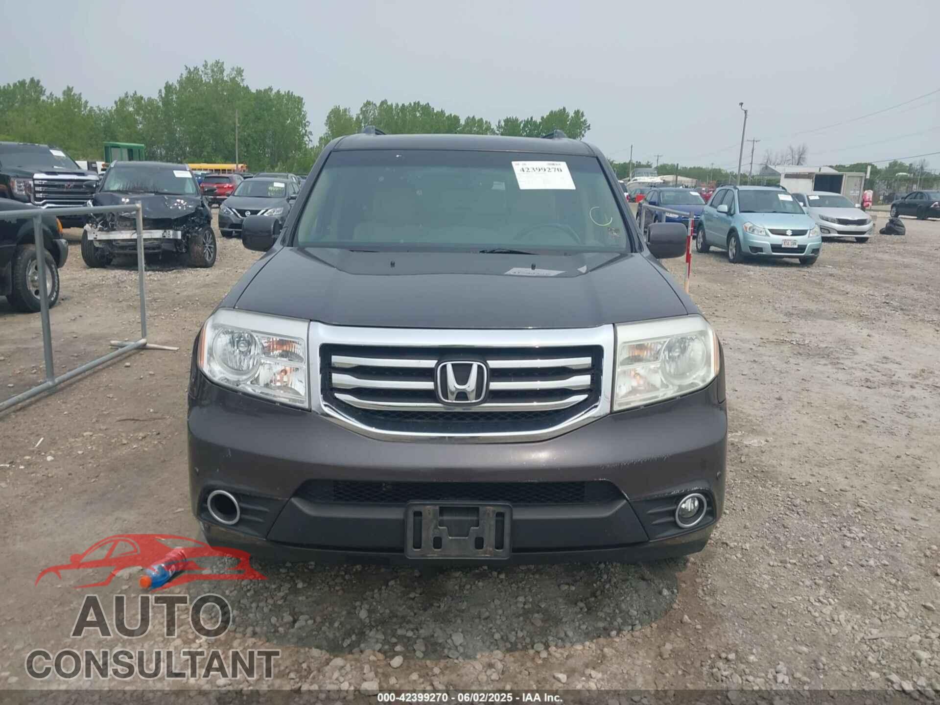 HONDA PILOT 2012 - 5FNYF4H92CB077051