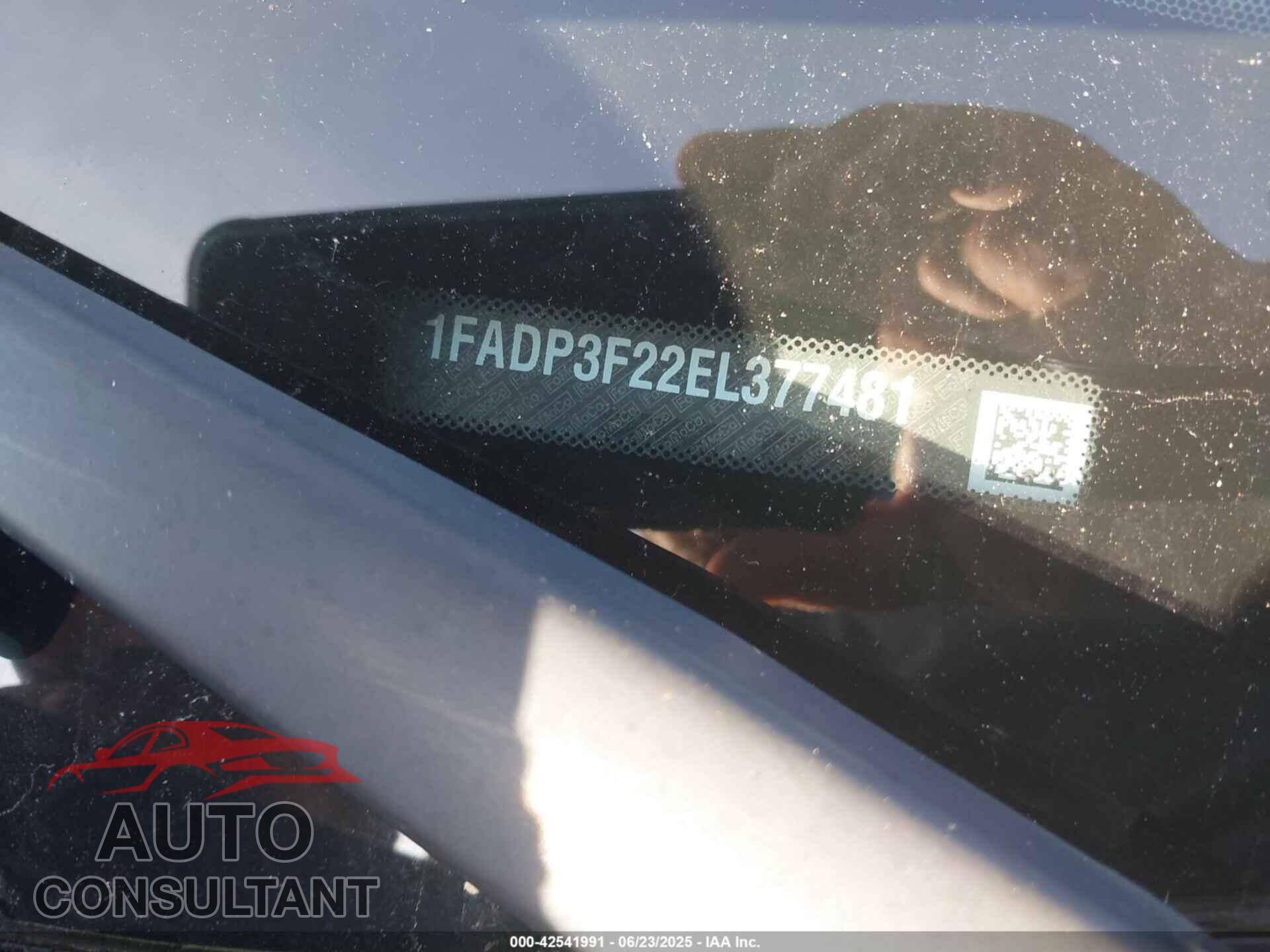 FORD FOCUS 2014 - 1FADP3F22EL377481