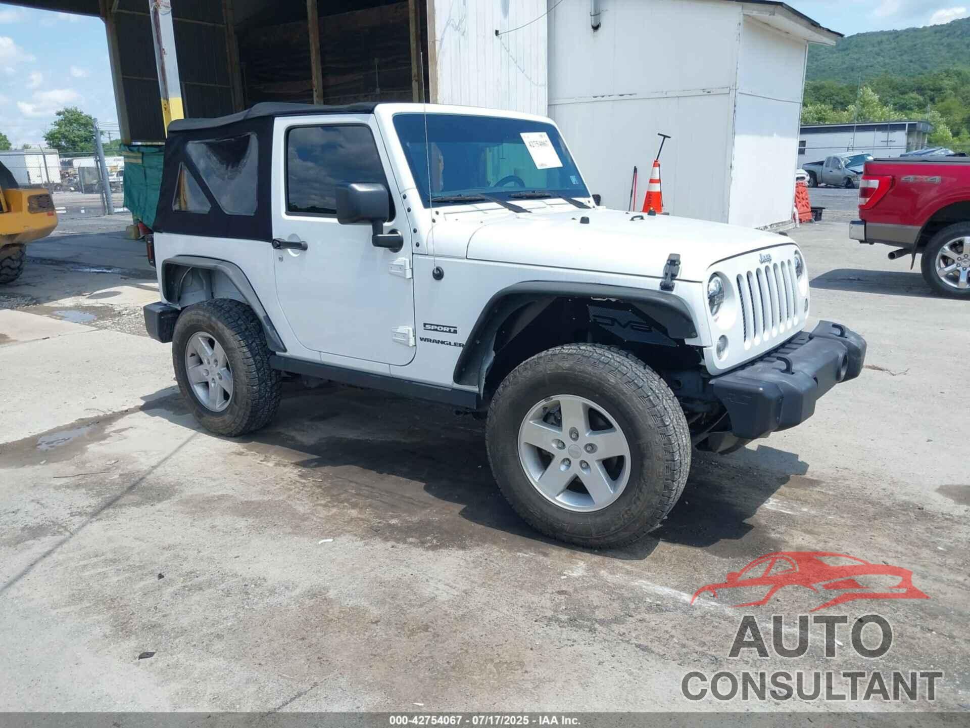 JEEP WRANGLER 2017 - 1C4AJWAG3HL540257