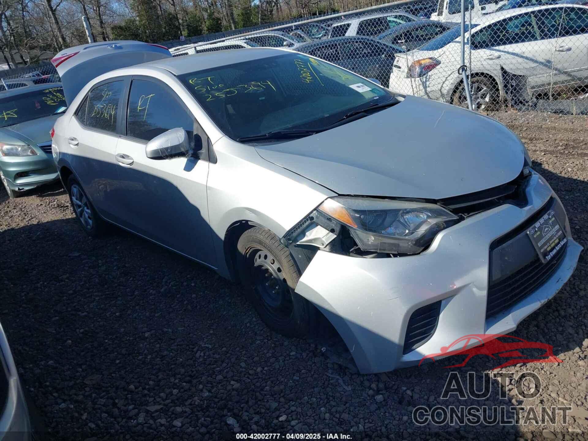 TOYOTA COROLLA 2014 - 2T1BURHE6EC195665