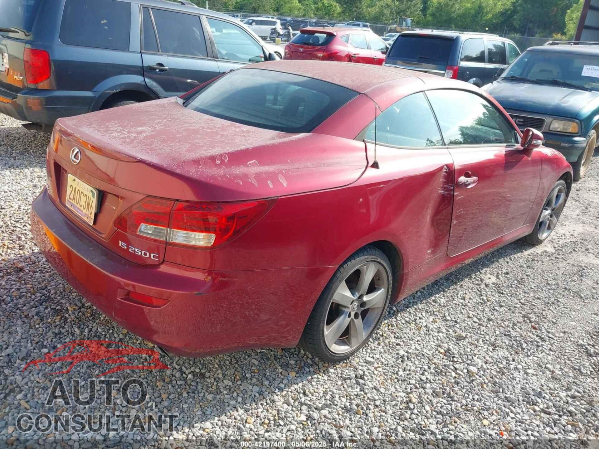 LEXUS IS 250C 2010 - JTHFF2C23A2500739