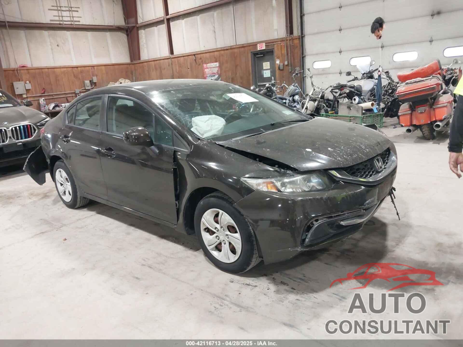 HONDA CIVIC 2013 - 19XFB2F54DE264712