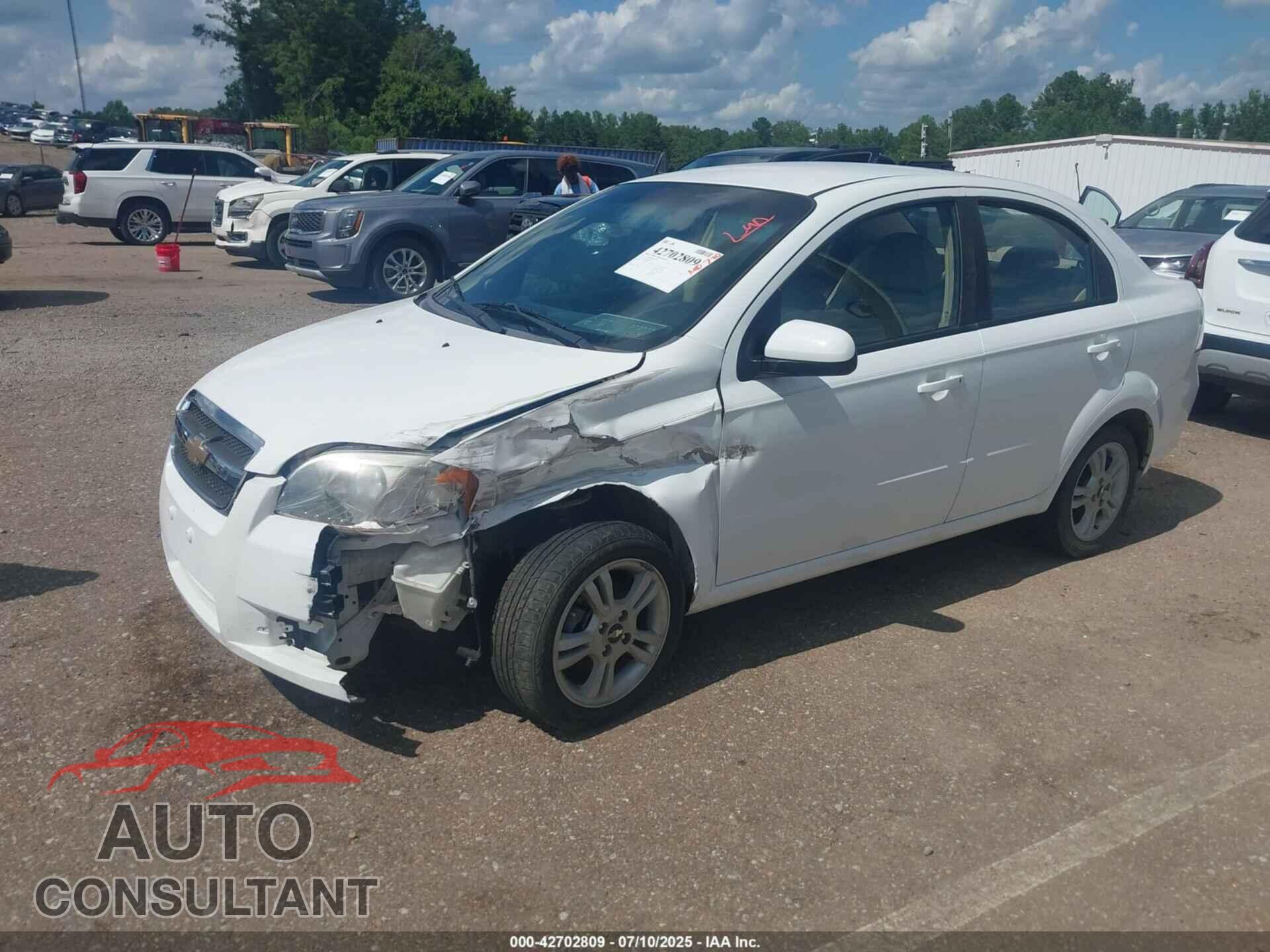CHEVROLET AVEO 2011 - KL1TD5DE4BB146193