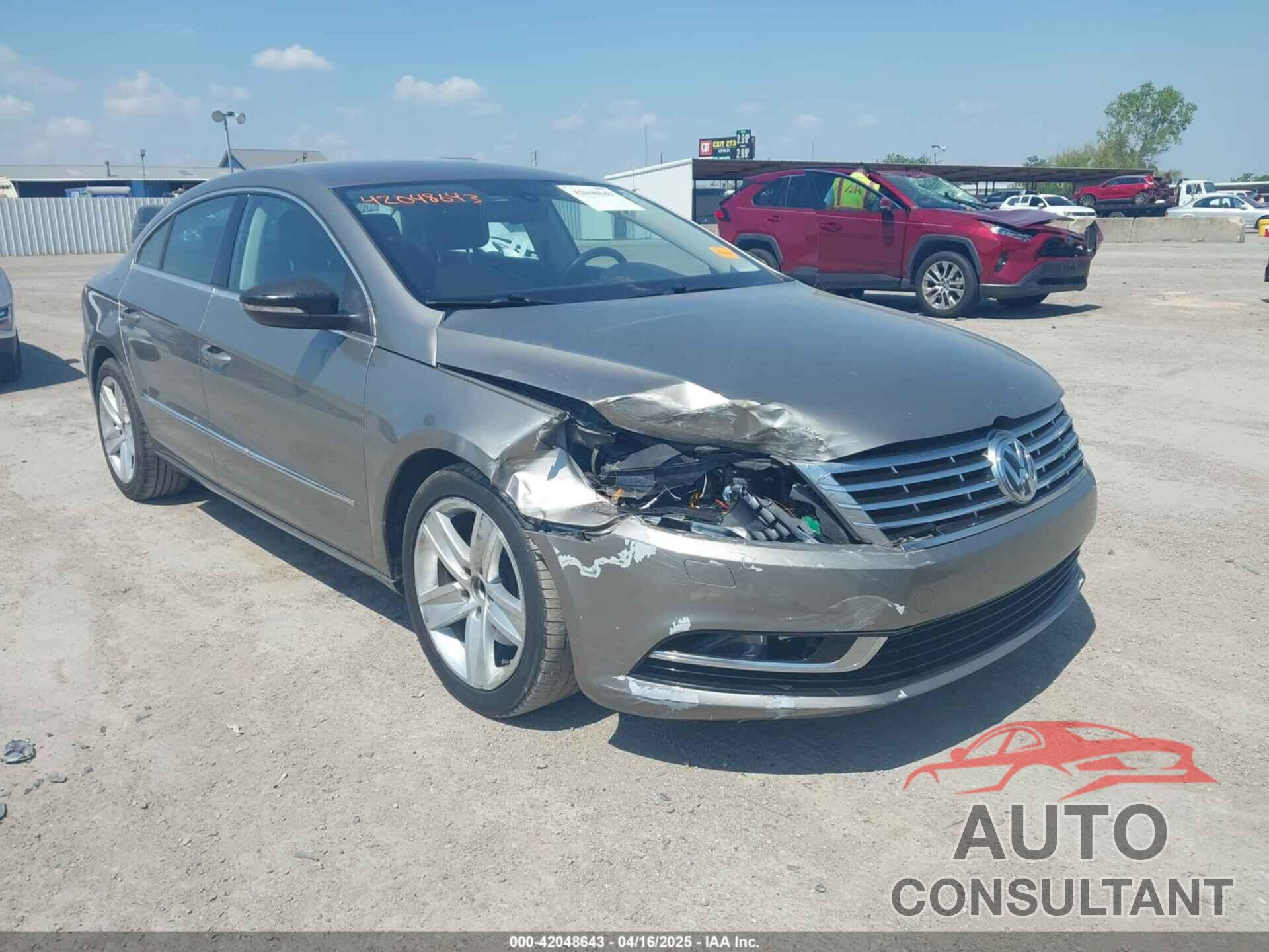 VOLKSWAGEN CC 2013 - WVWBN7AN2DE555375