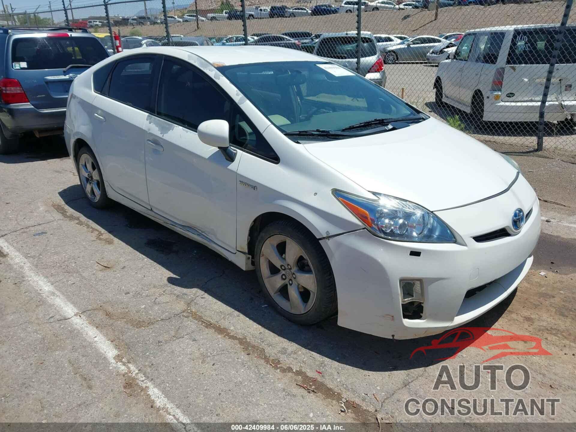 TOYOTA PRIUS 2010 - JTDKN3DUXA0067215