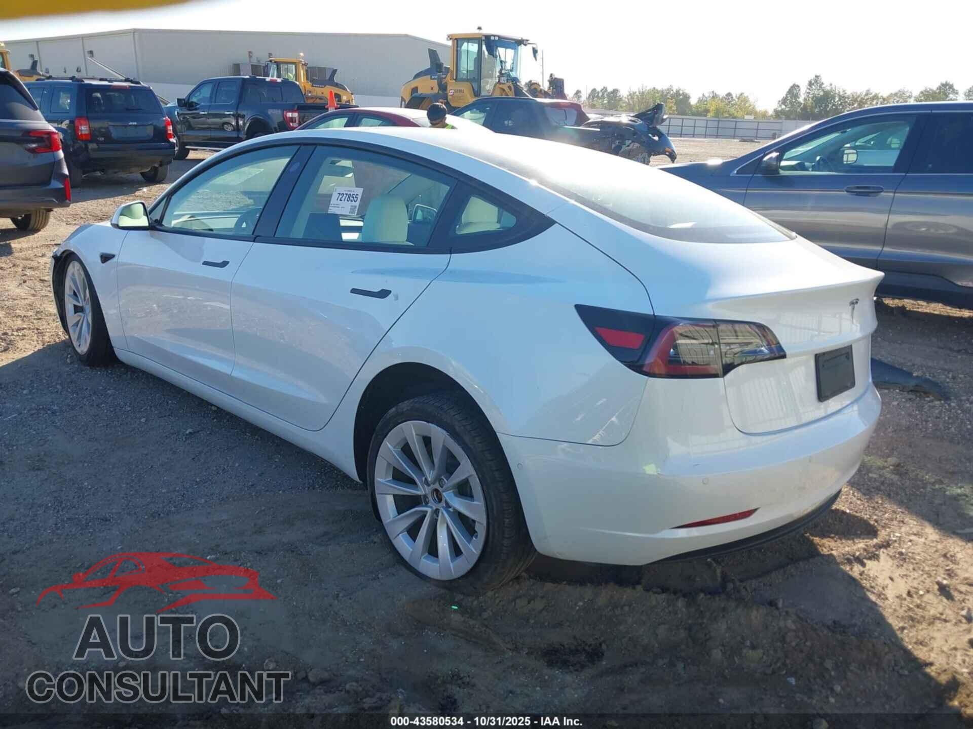 TESLA MODEL 3 2021 - 5YJ3E1EA0MF870053