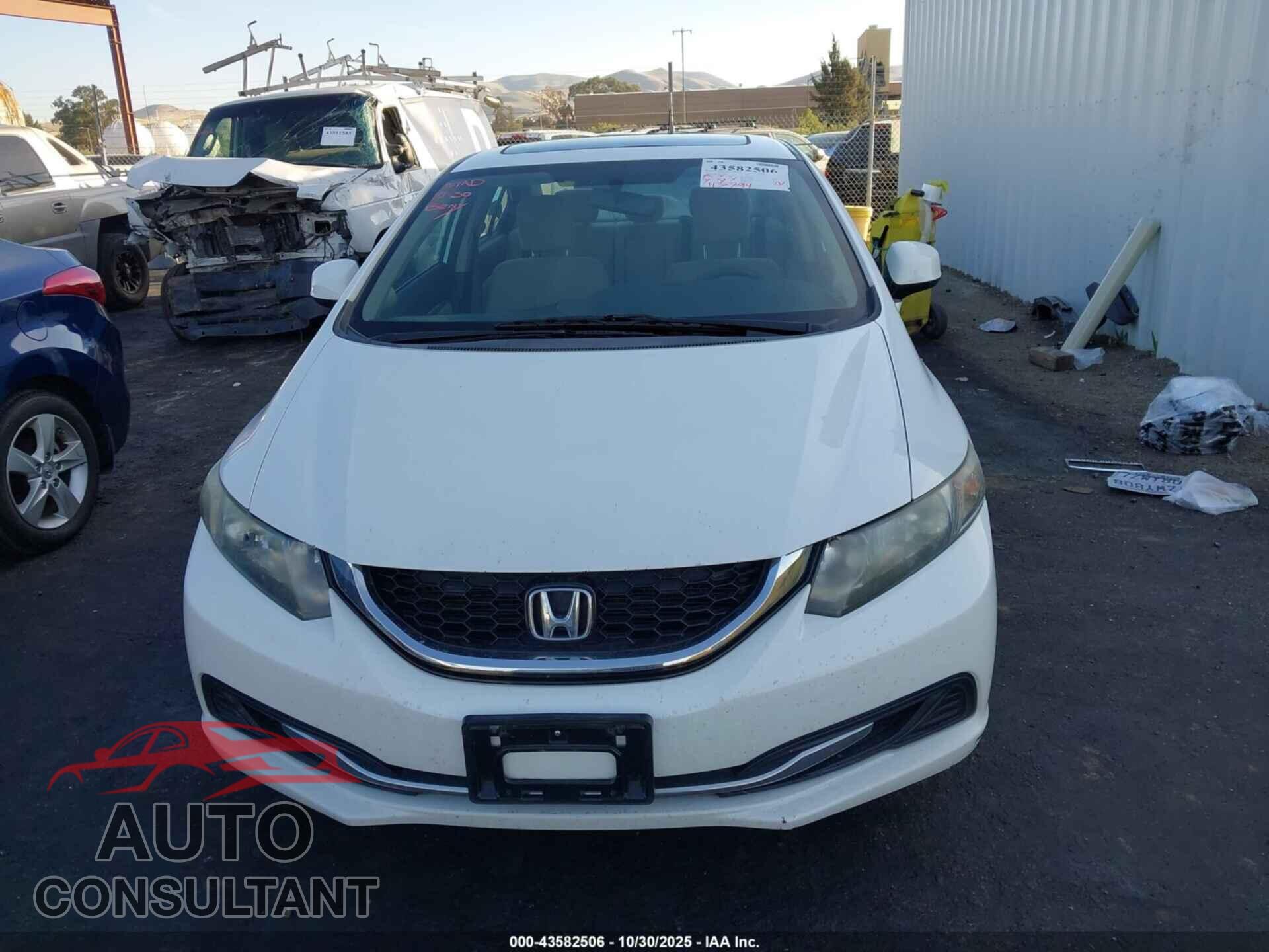 HONDA CIVIC 2013 - 2HGFB2F80DH540075