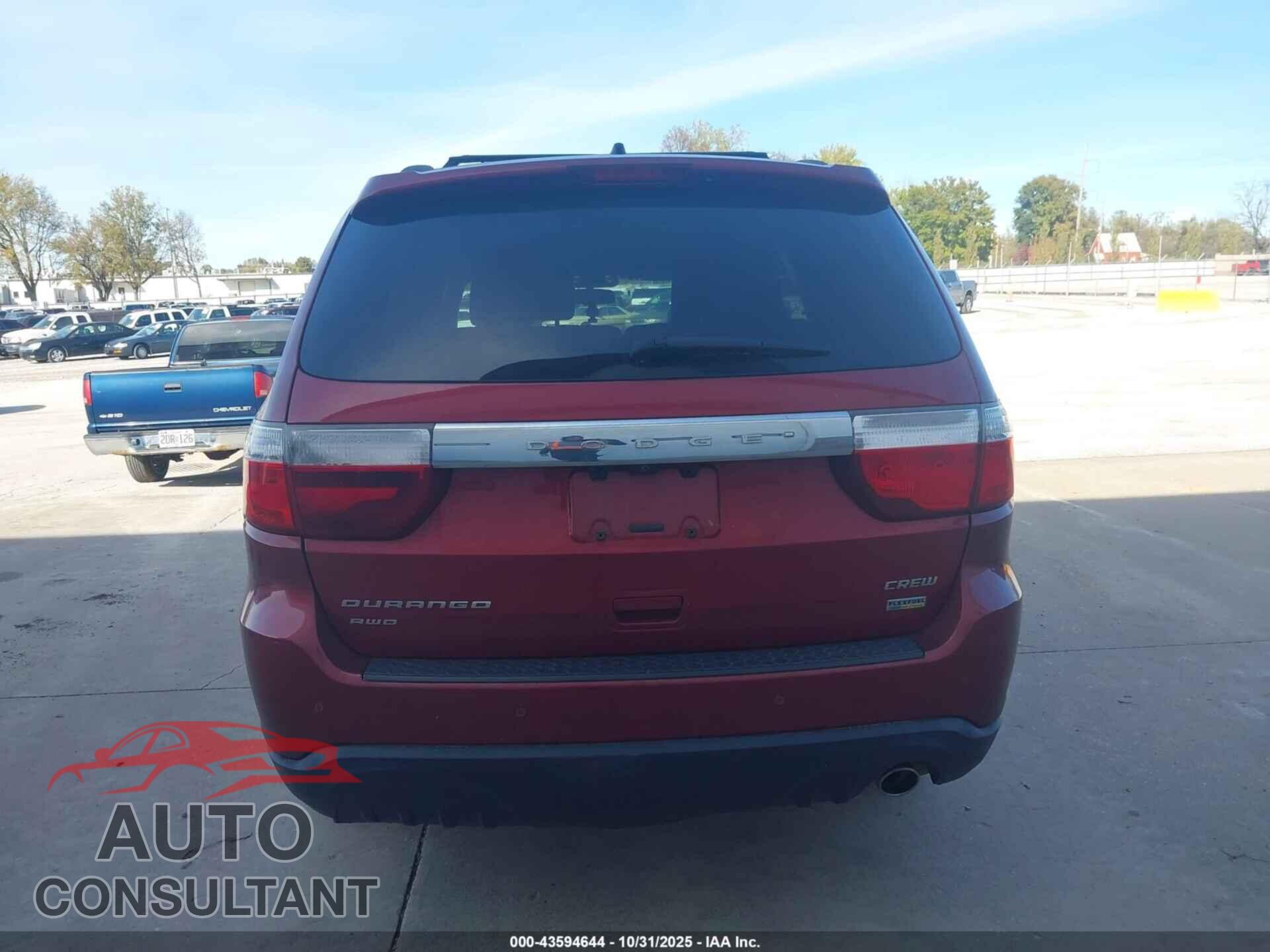 DODGE DURANGO 2013 - 1C4RDJDG5DC664405