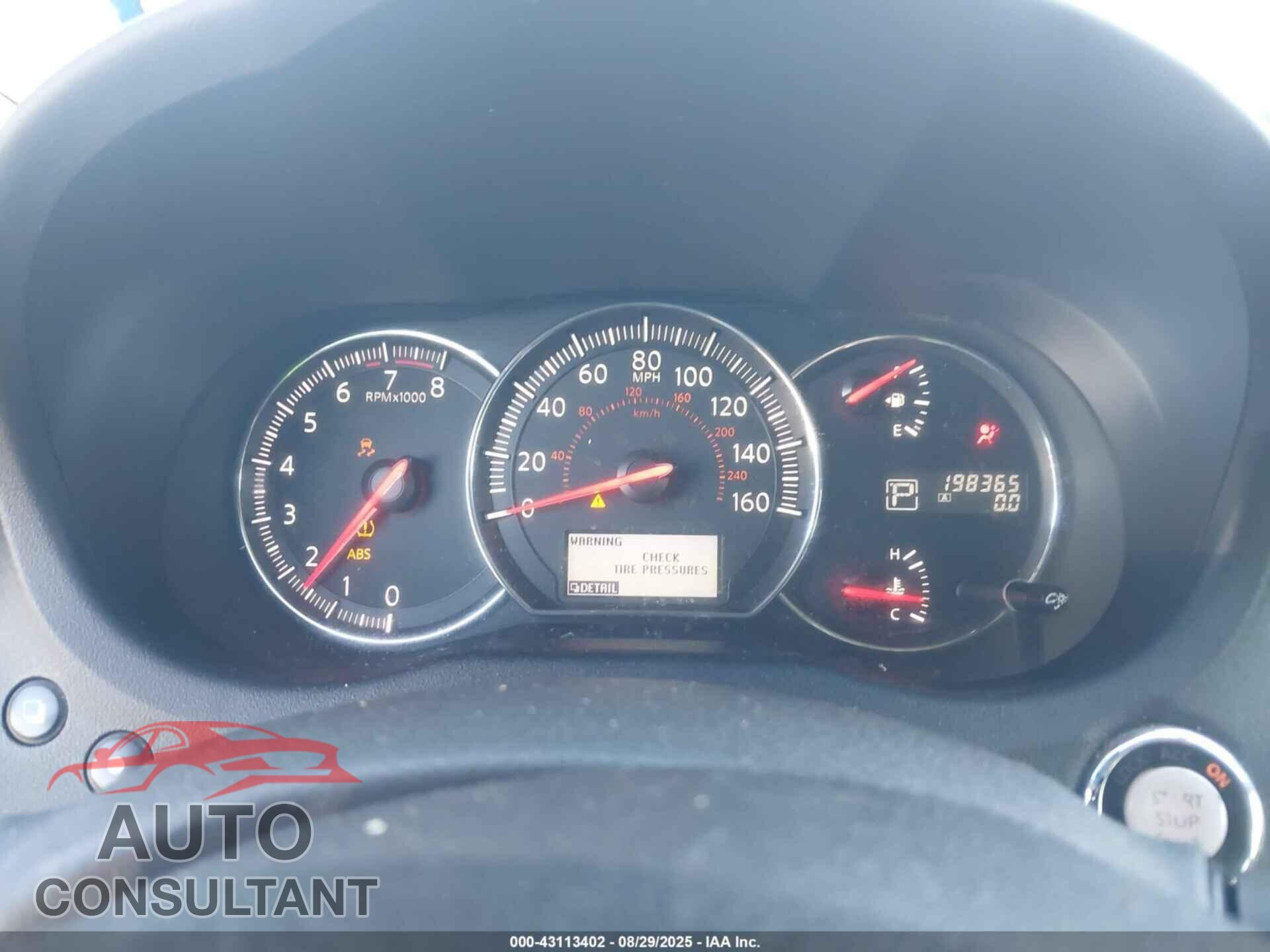 NISSAN MAXIMA 2012 - 1N4AA5AP3CC851504