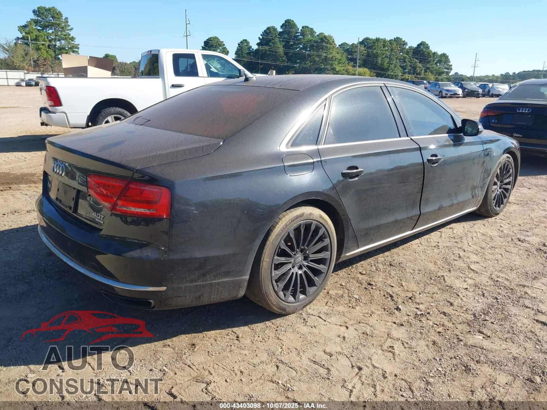 AUDI A8 2013 - WAUA2AFD8DN010523