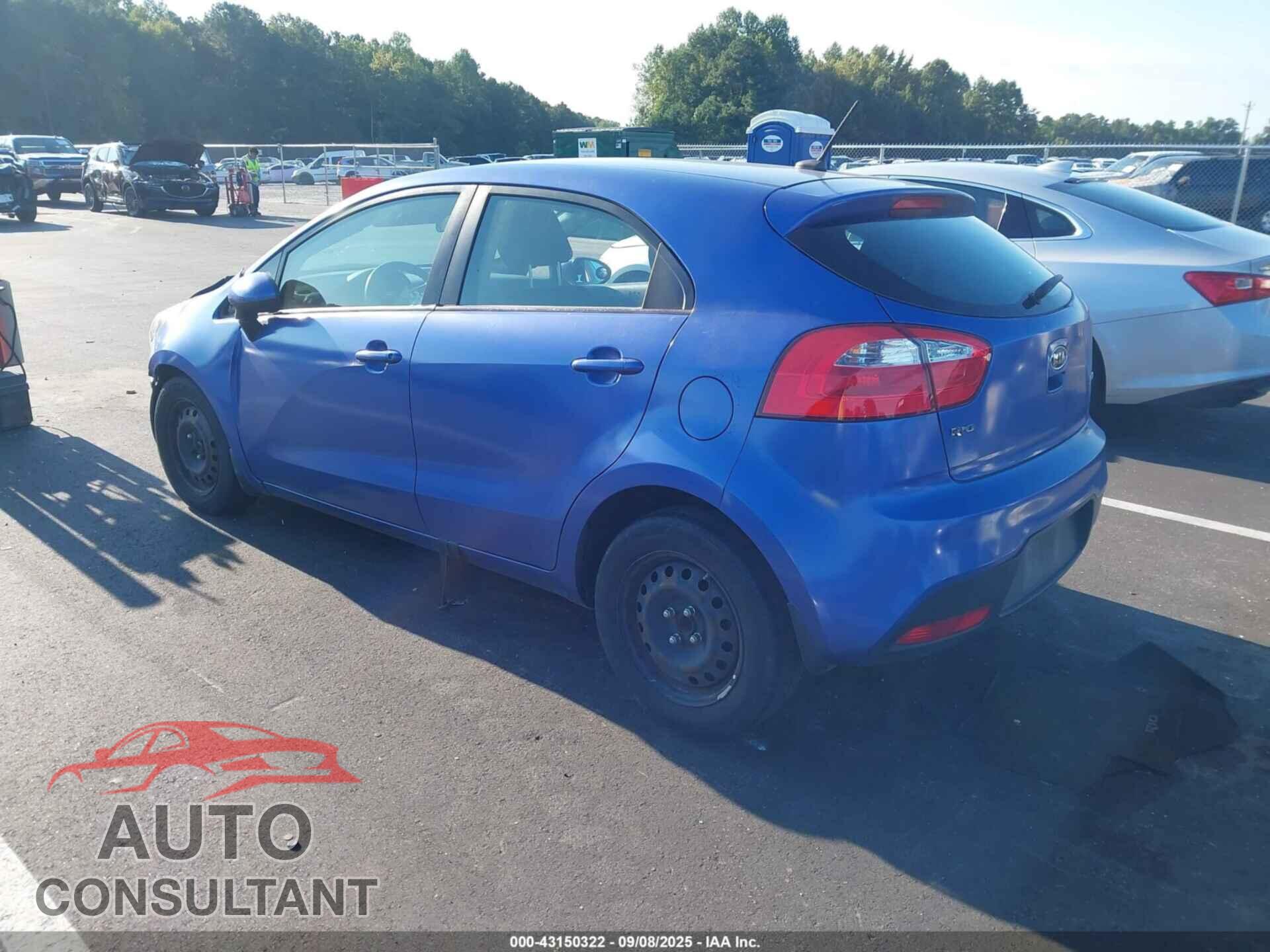 KIA RIO5 2012 - KNADN5A35C6090852