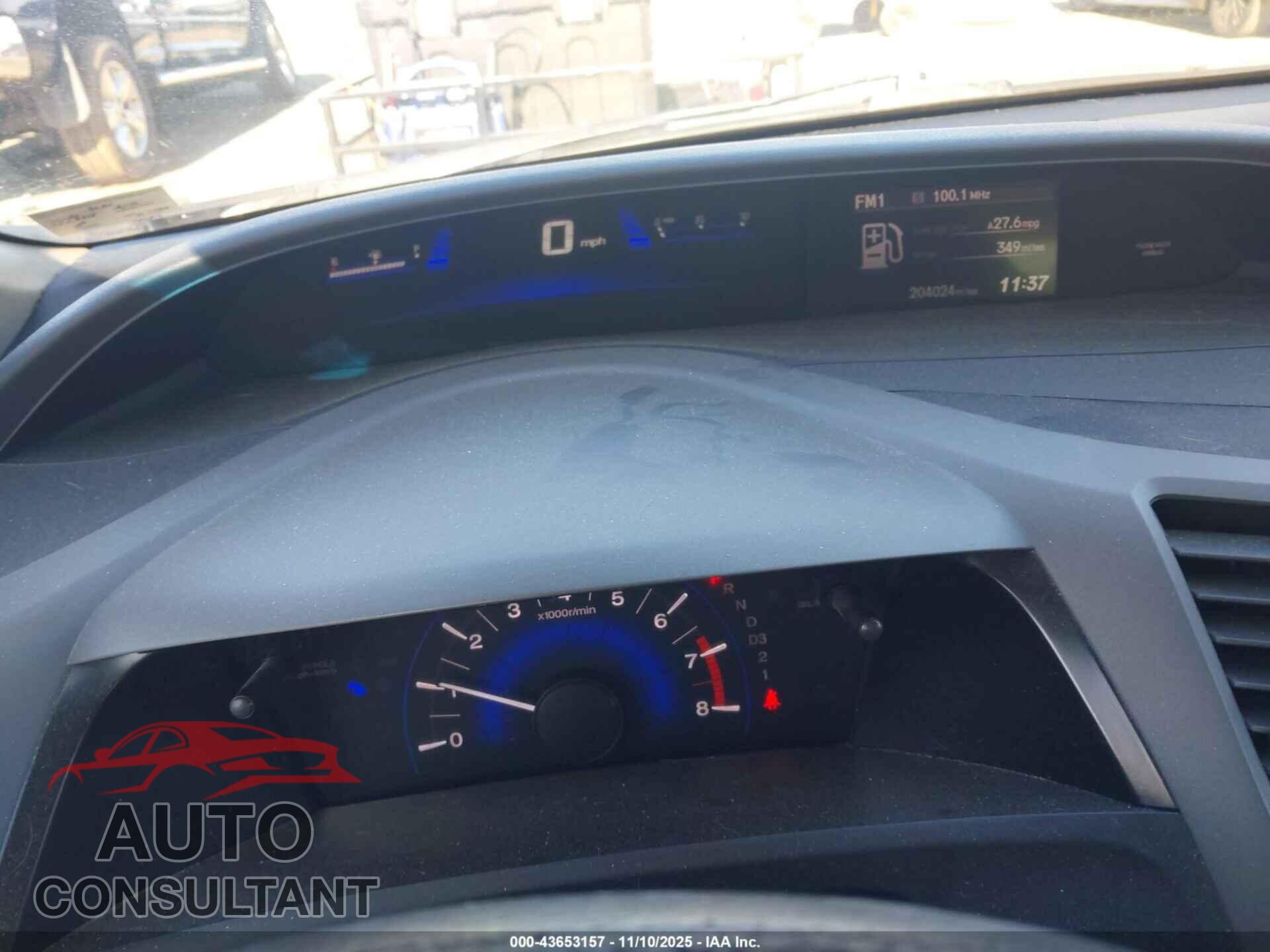 HONDA CIVIC 2012 - 19XFB2F56CE068091