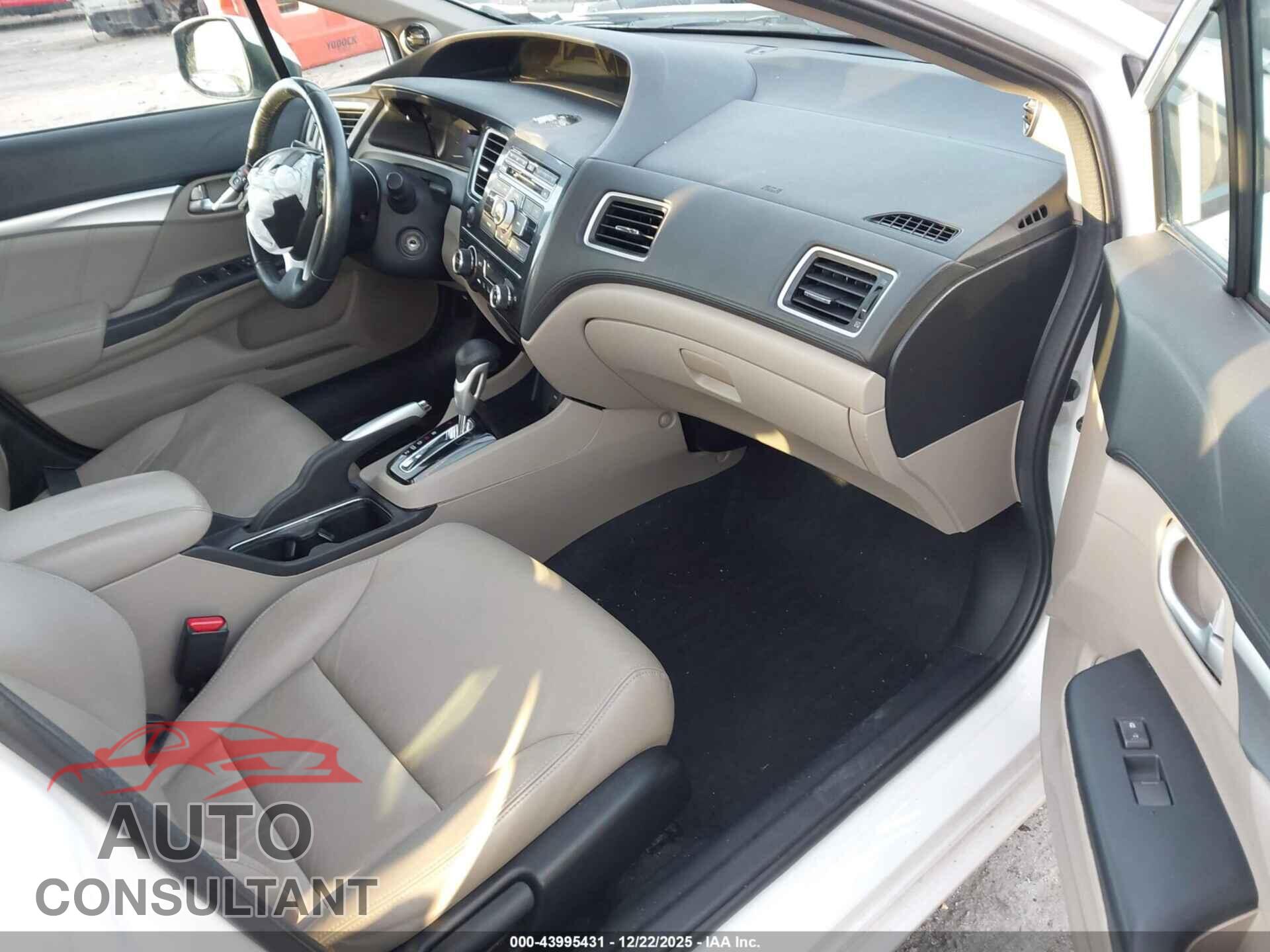 HONDA CIVIC 2013 - 19XFB2F90DE082136