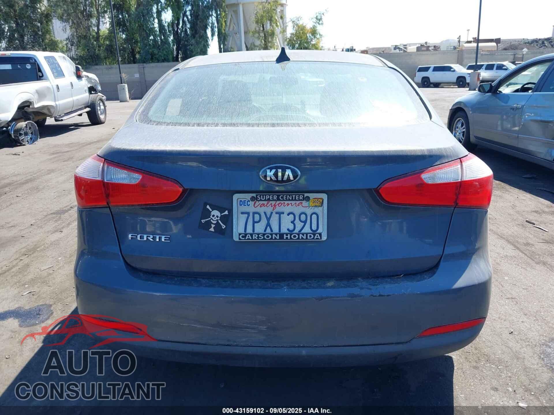 KIA FORTE 2016 - KNAFK4A68G5523131