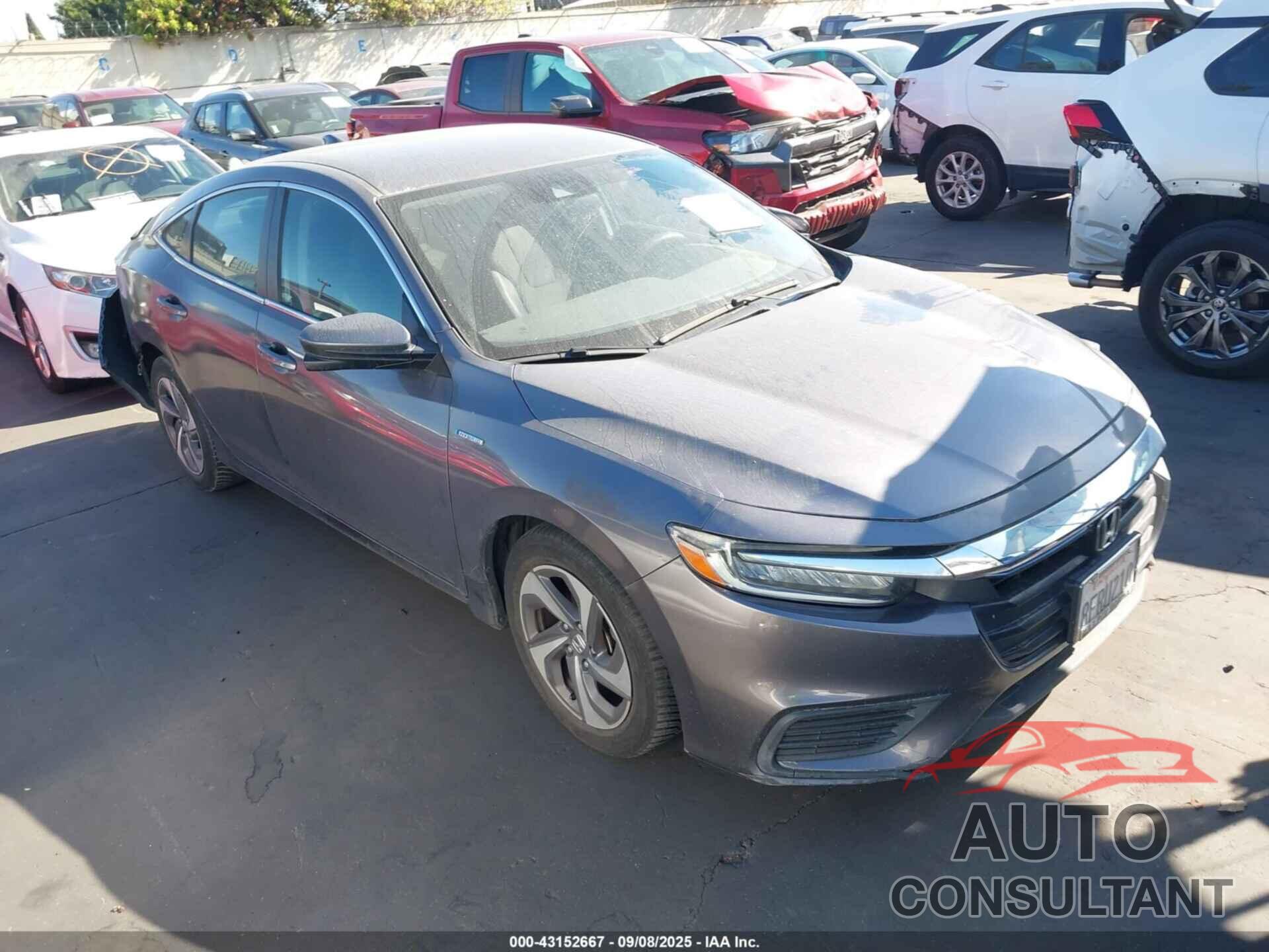 HONDA INSIGHT 2019 - 19XZE4F58KE008554