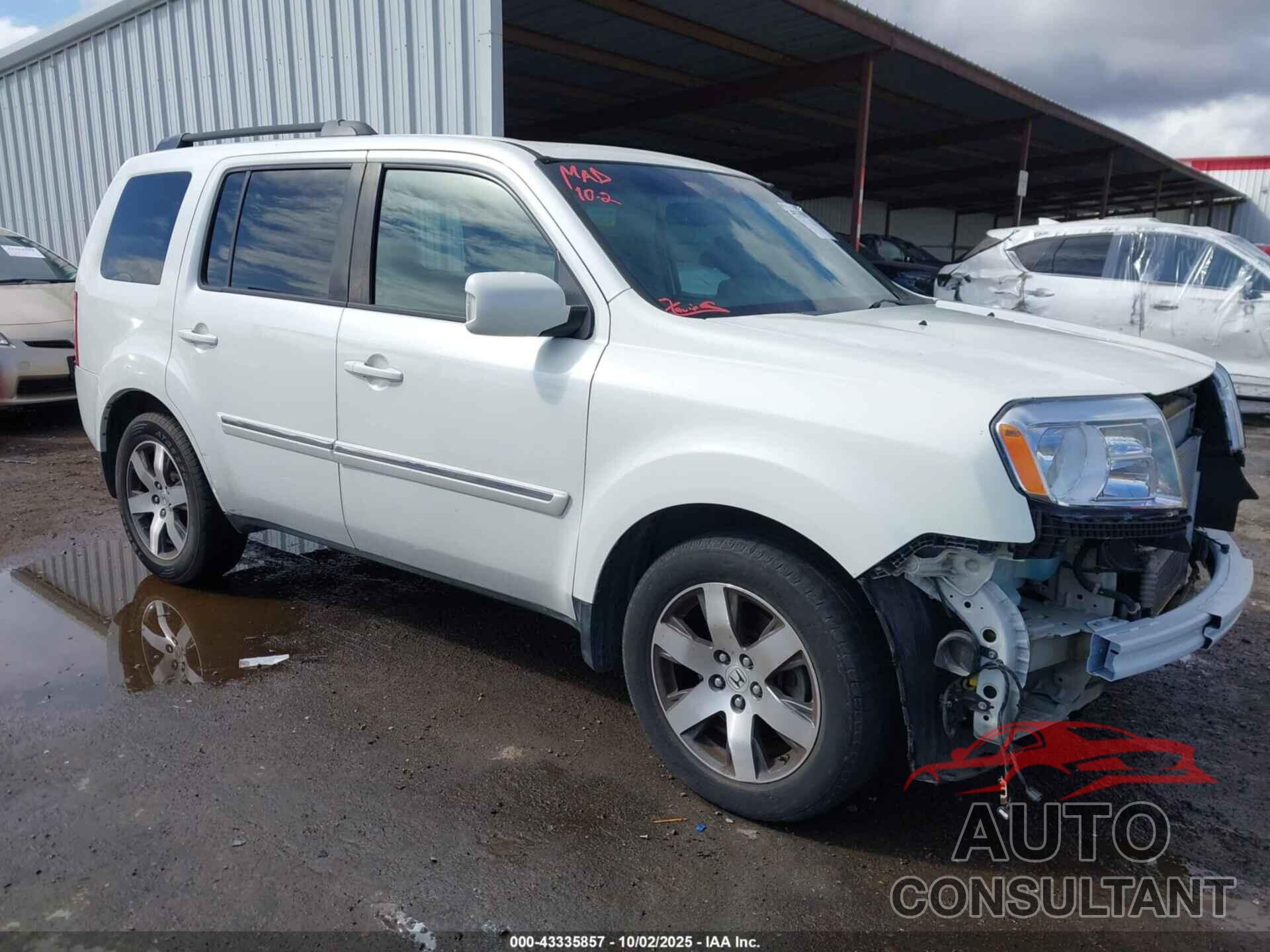HONDA PILOT 2013 - 5FNYF4H95DB001891