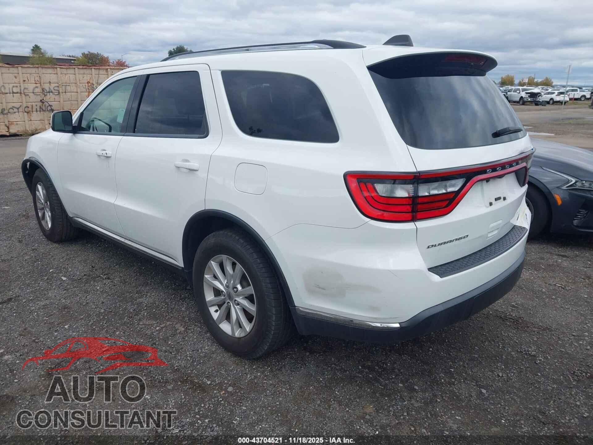 DODGE DURANGO 2022 - 1C4RDHAG3NC226352