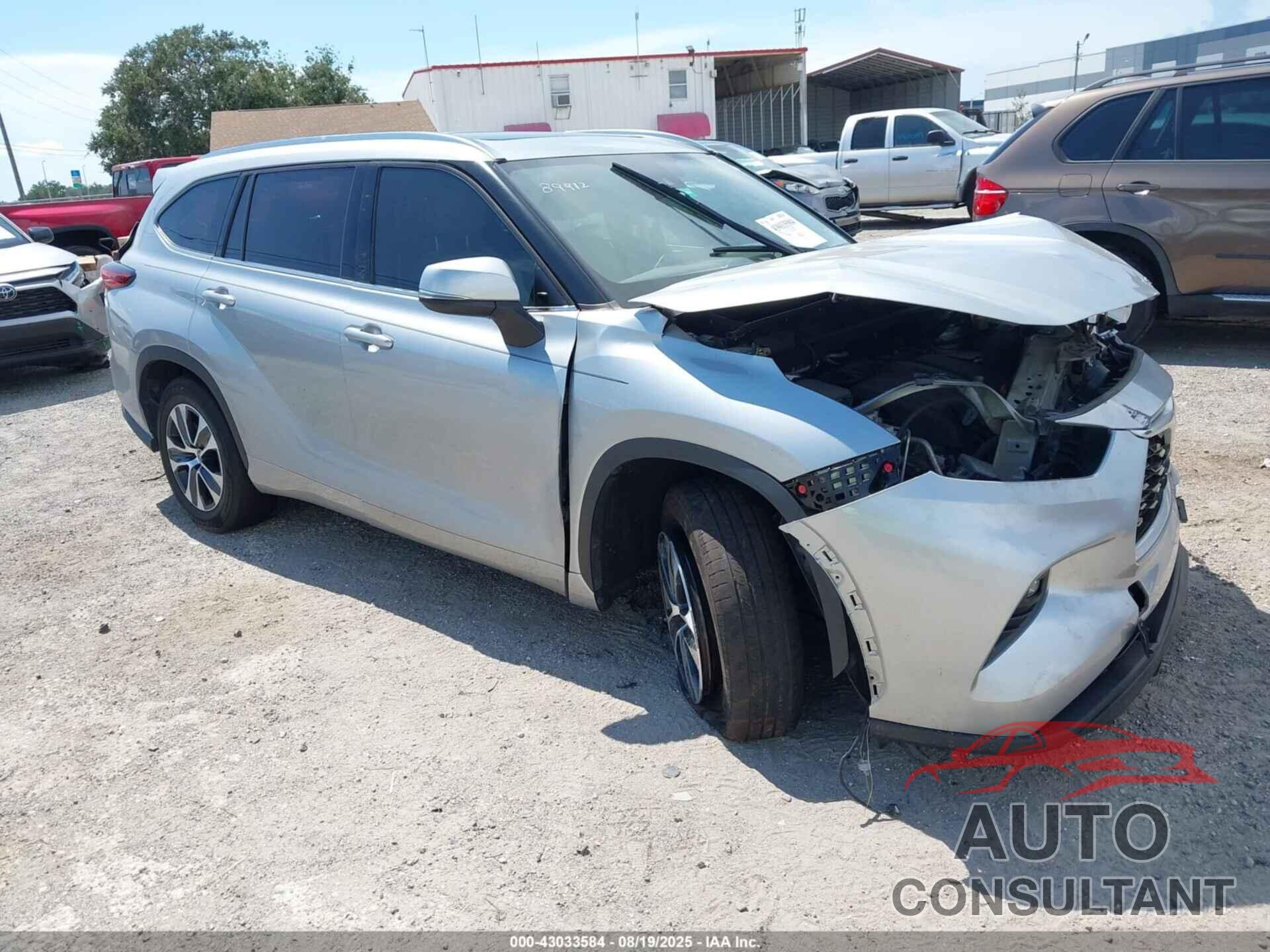 TOYOTA HIGHLANDER 2021 - 5TDGZRAH6MS088715