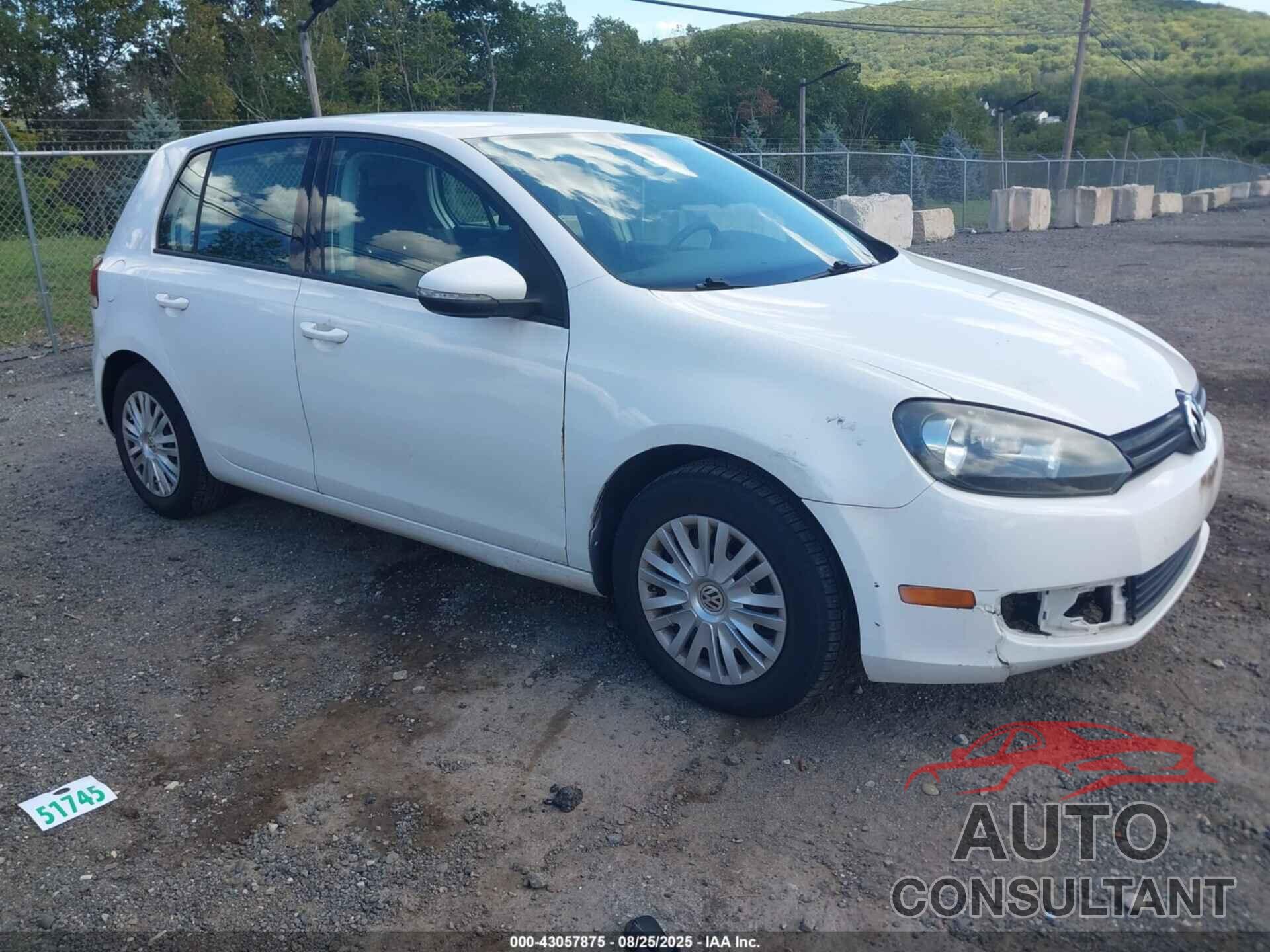 VOLKSWAGEN GOLF 2013 - WVWDB7AJXDW000991