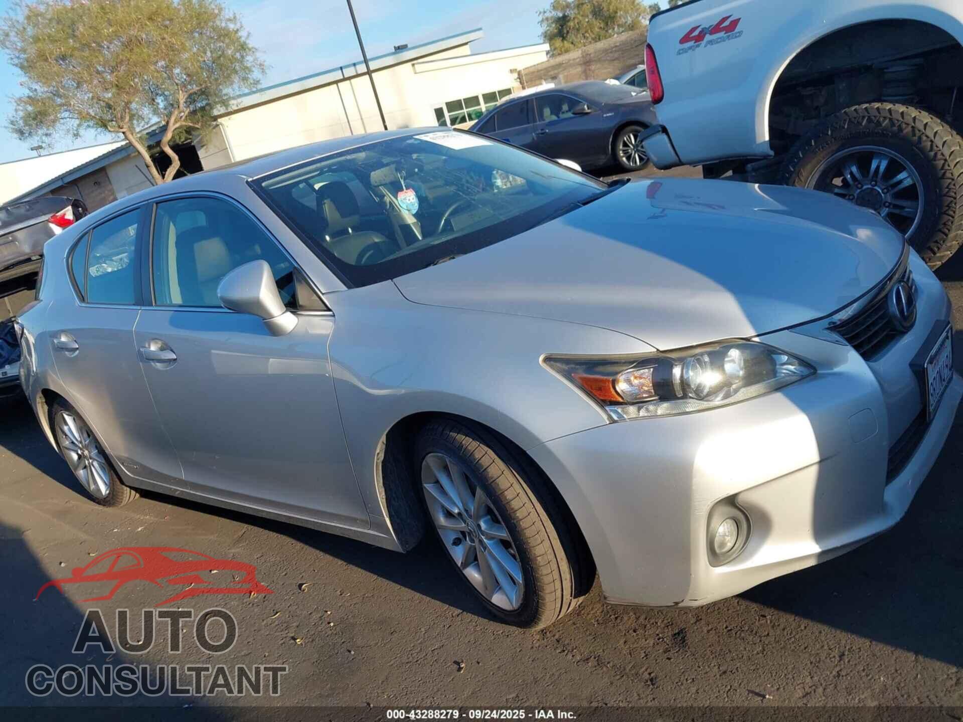 LEXUS CT 200H 2012 - JTHKD5BHXC2061750