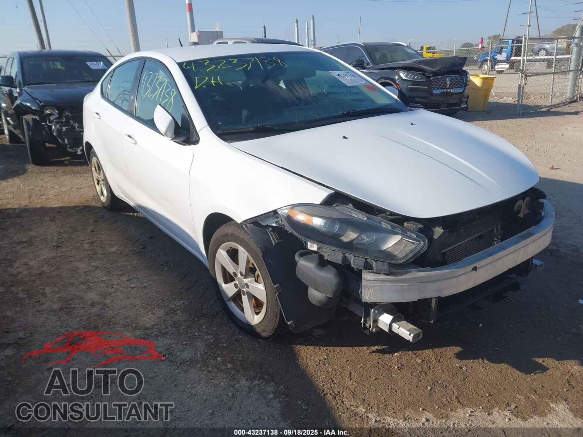 DODGE DART 2015 - 1C3CDFBB5FD378811