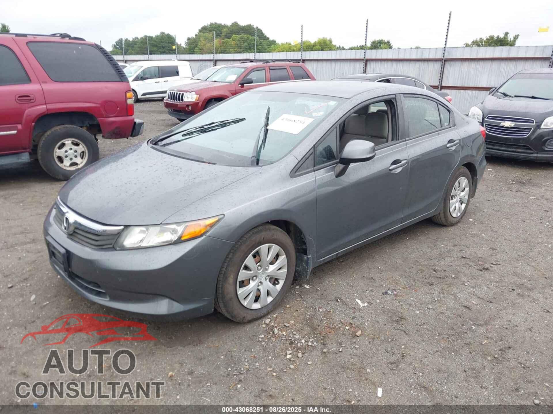 HONDA CIVIC 2012 - 2HGFB2F55CH327725