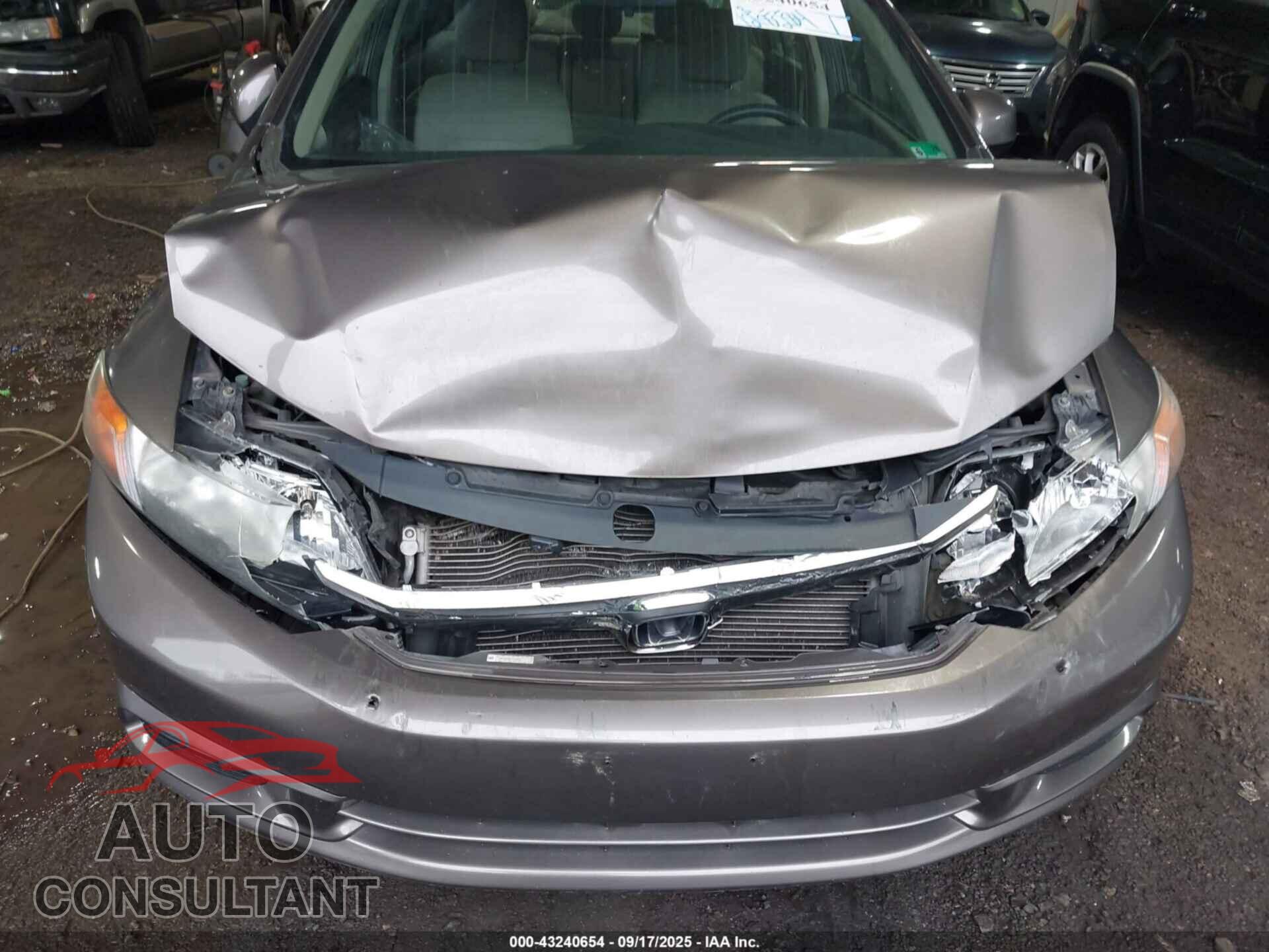 HONDA CIVIC 2012 - 2HGFB2F89CH588012