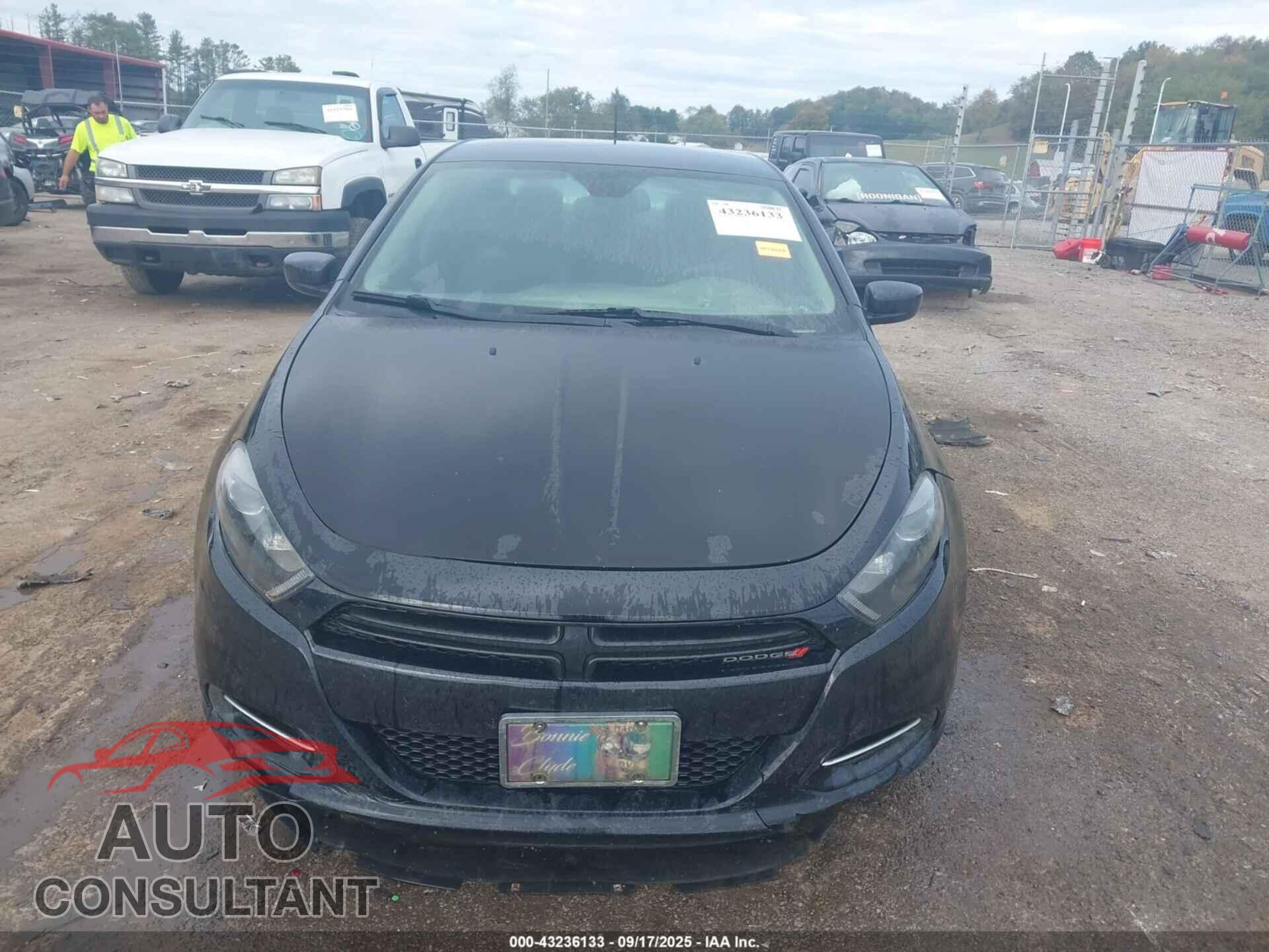 DODGE DART 2015 - 1C3CDFBBXFD310200
